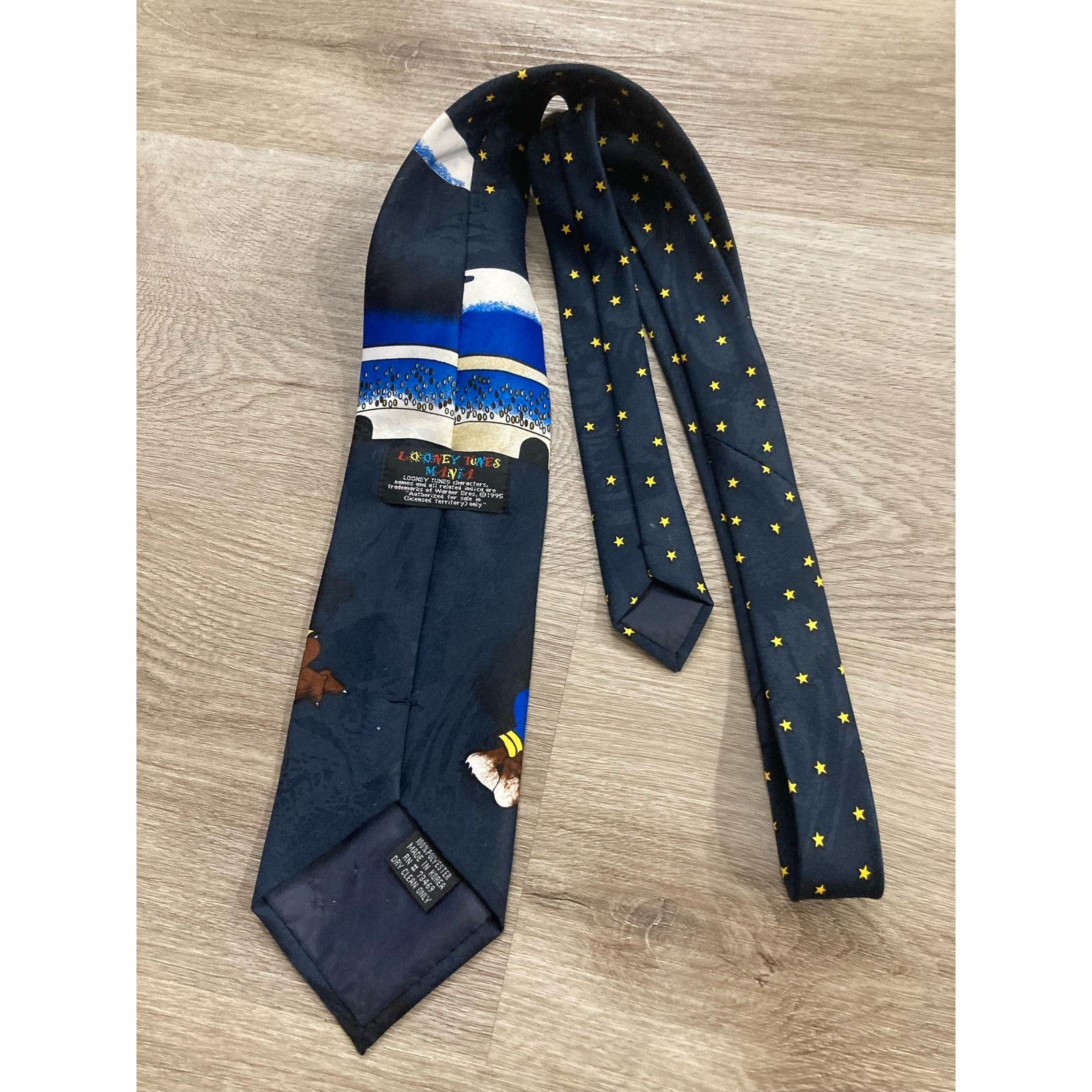 Other Vintage 1995 Looney Tunes Tazmanian Devil Football Necktie Size ONE SIZE - 6 Thumbnail