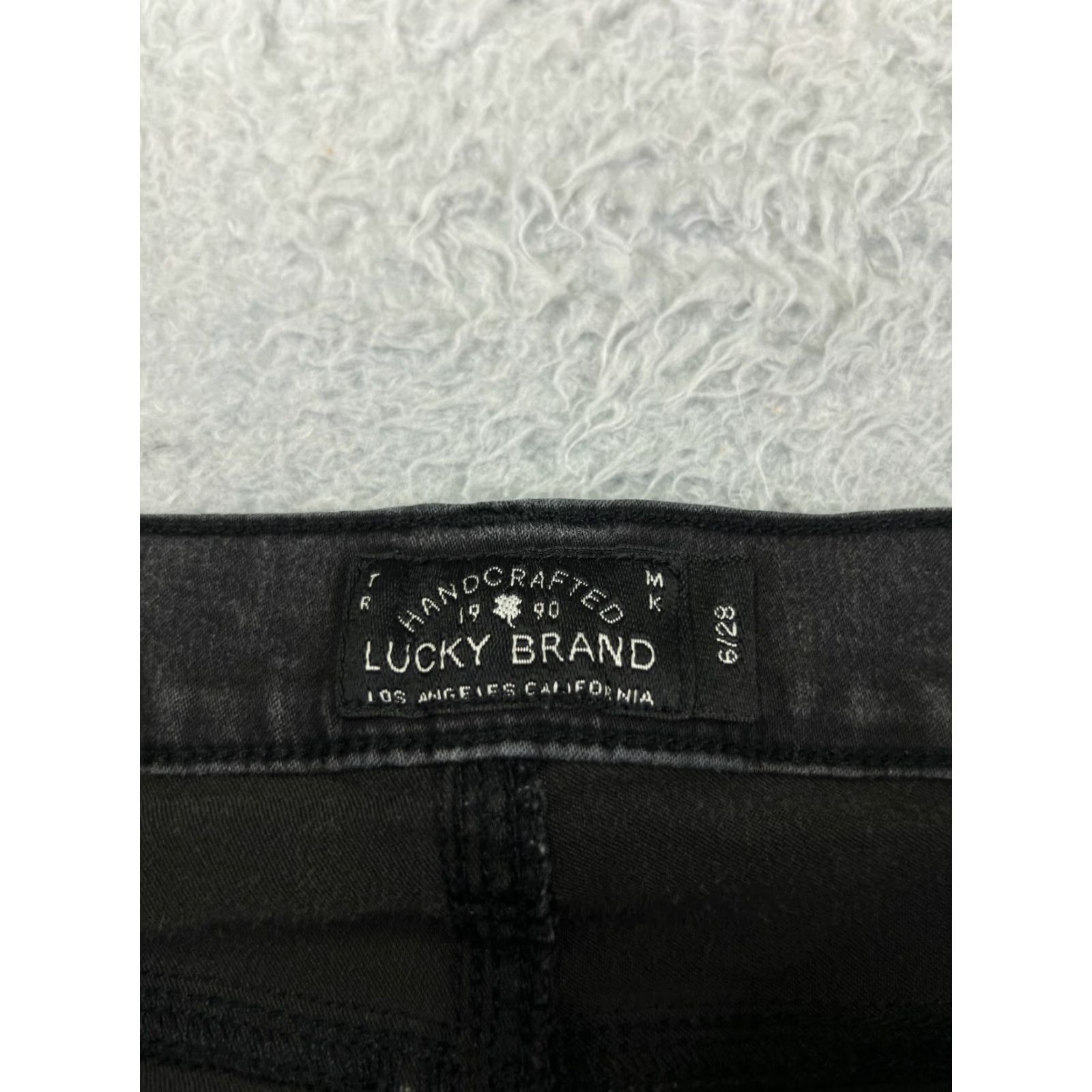Lucky Brand Lucky Brand Jeans Womens 6 Black Denim Brooke Legging Jean Skinny Tapered Size 28" / US 6 / IT 42 - 6 Thumbnail
