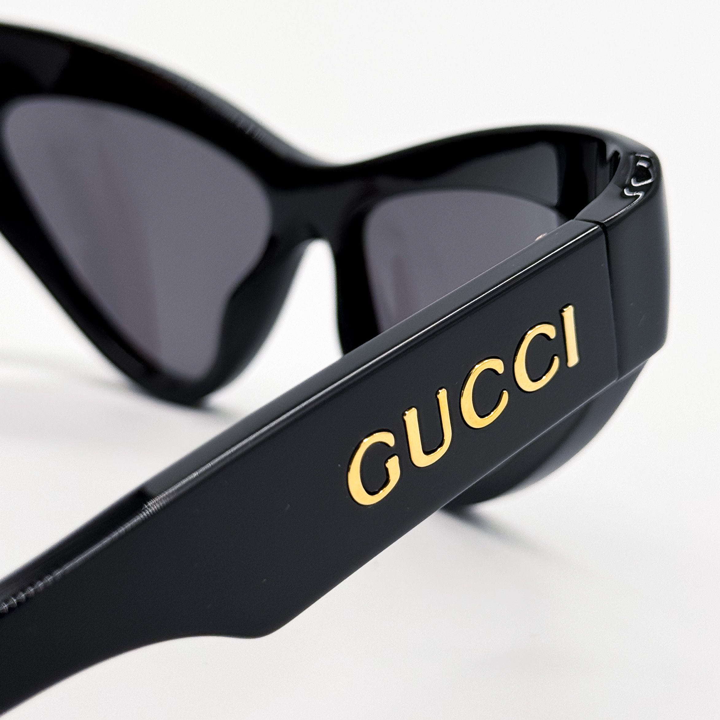 Gucci NEW GUCCI GG1294S 001 WOMEN SHINY BLACK CAT EYE SUNGLASSES Size ONE SIZE - 9 Thumbnail