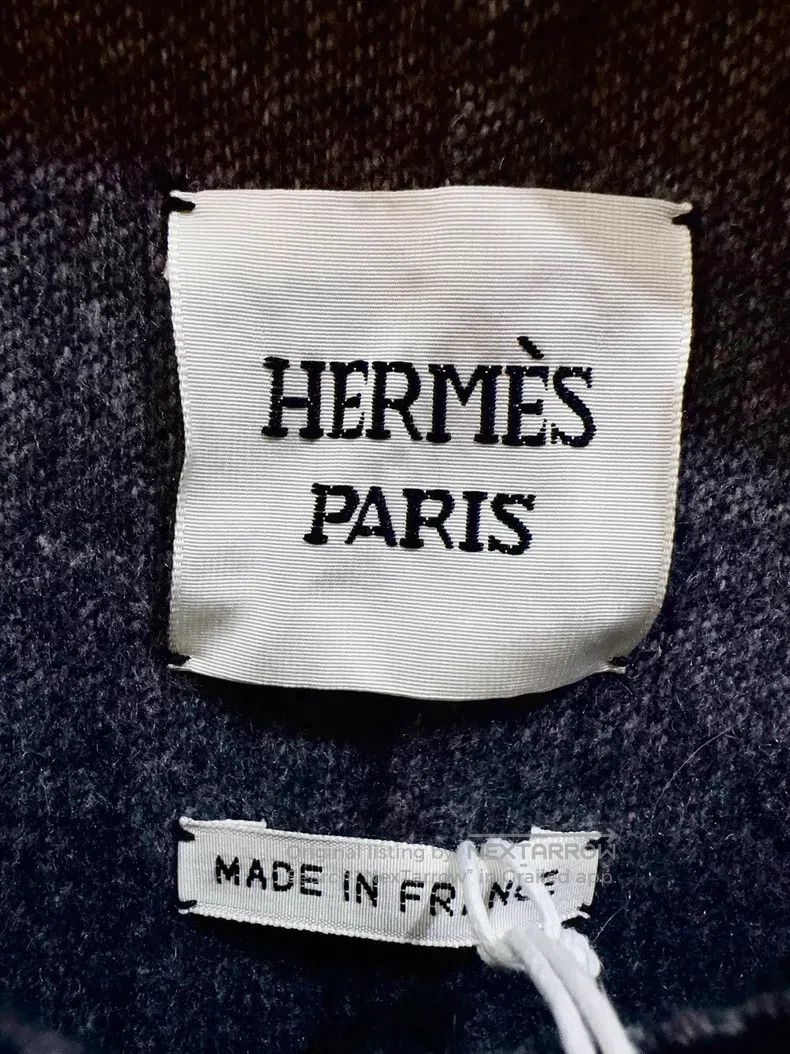 Hermes Hermes Black Cashmere Overcoat Size M / US 6-8 / IT 42-44 - 2 Thumbnail
