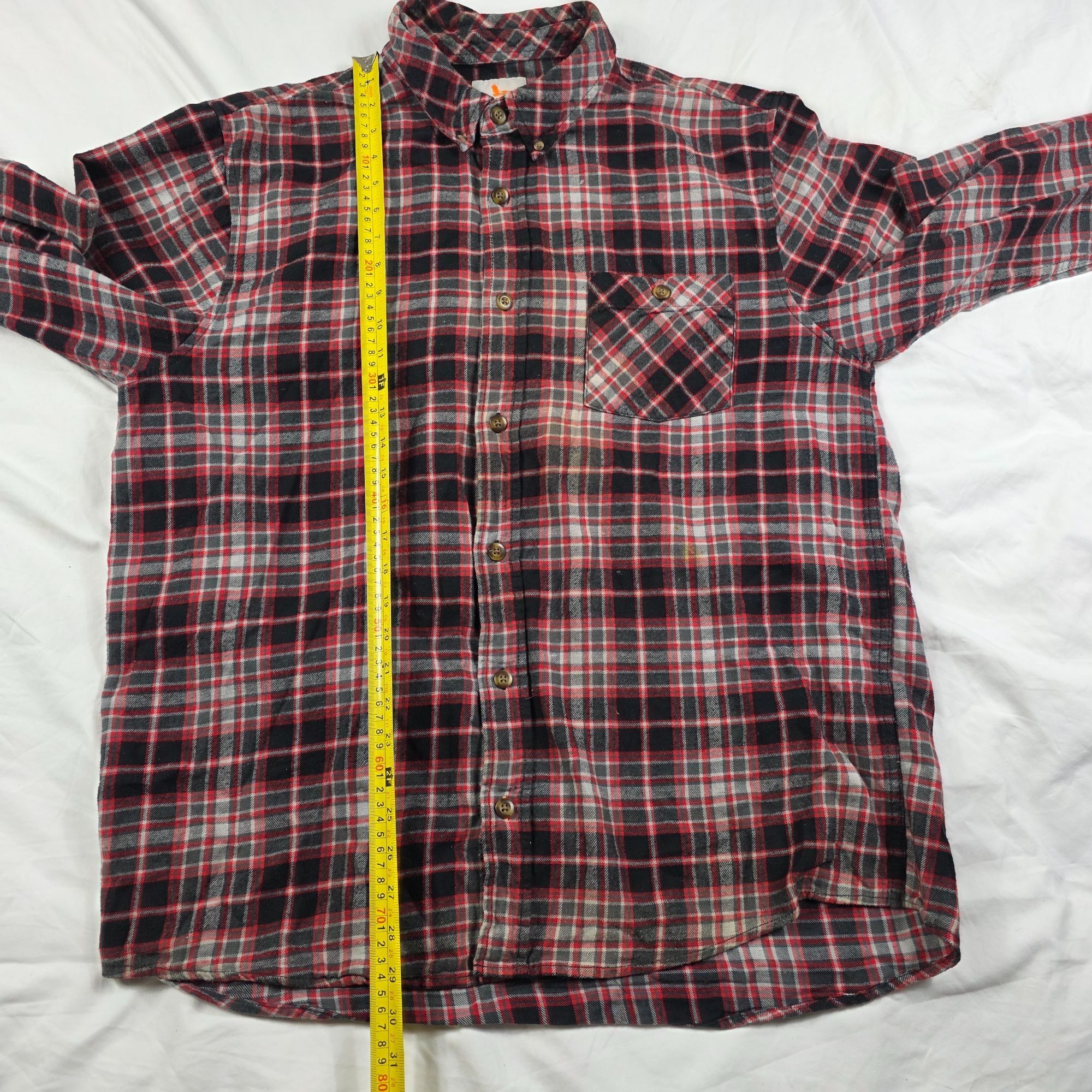Field & Stream Field & Stream Mens Size XL Red Black Flannel Shirt Plaid Ou Size US XL / EU 56 / 4 - 9 Thumbnail