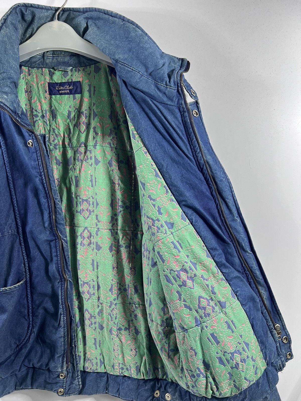 Japanese Brand 🔥 Vintage Bomber Rita Club 4042571 indigo Size US XL / EU 56 / 4 - 8 Thumbnail