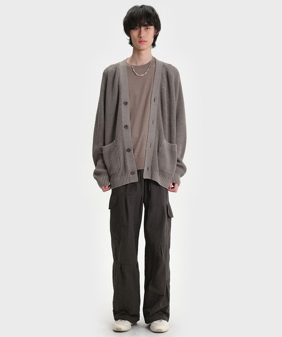 POST ARCHIVE FACTION (PAF) Belier Atelier Drizzle Cargo Pants Khaki Grey Size US 31 - 19 Thumbnail