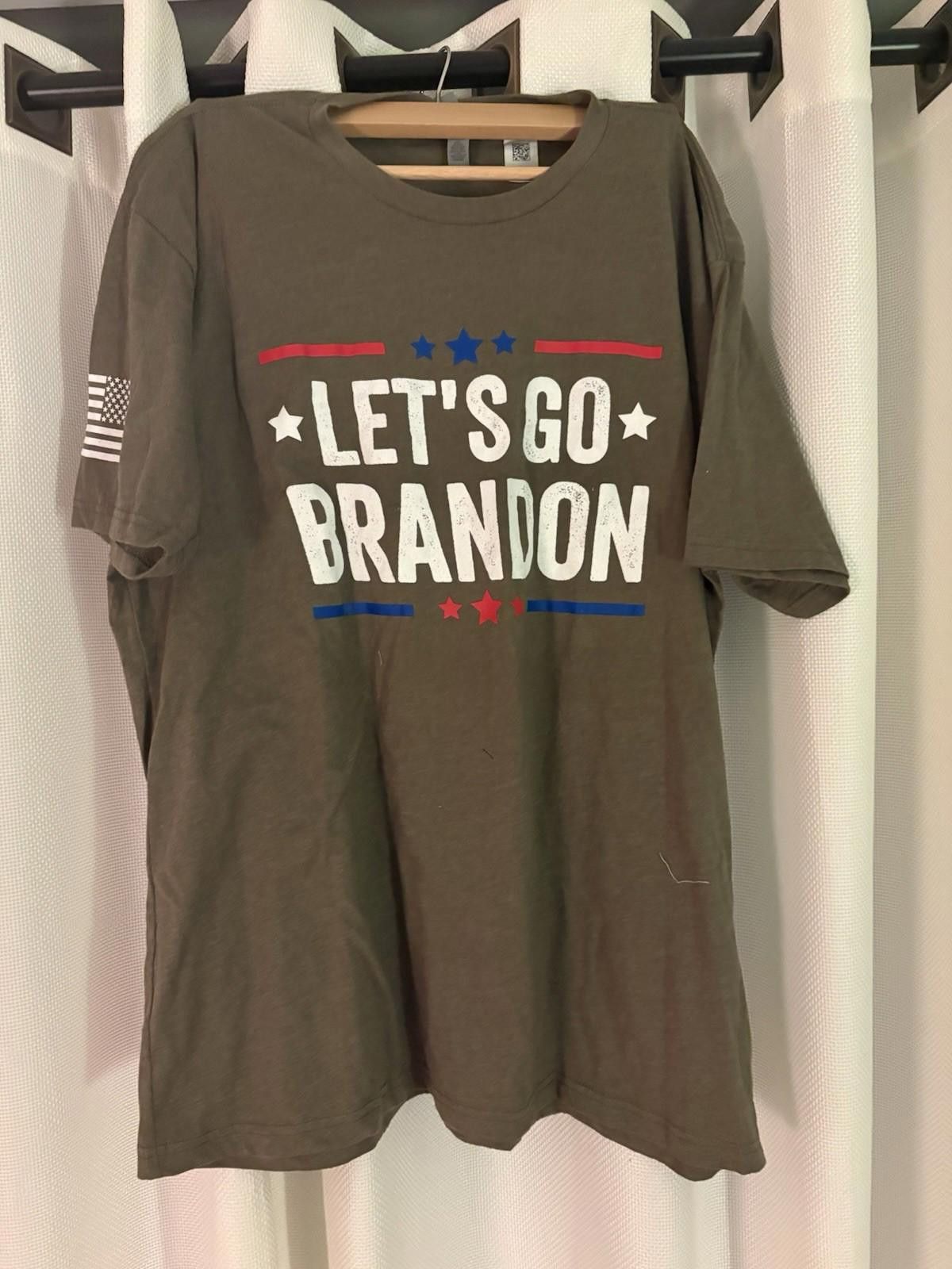 Next Level Apparel Let's Go Brandon T-Shirt Men's XXL Next Level Apparel NEW Size US XXL / EU 58 / 5 - 1 Thumbnail