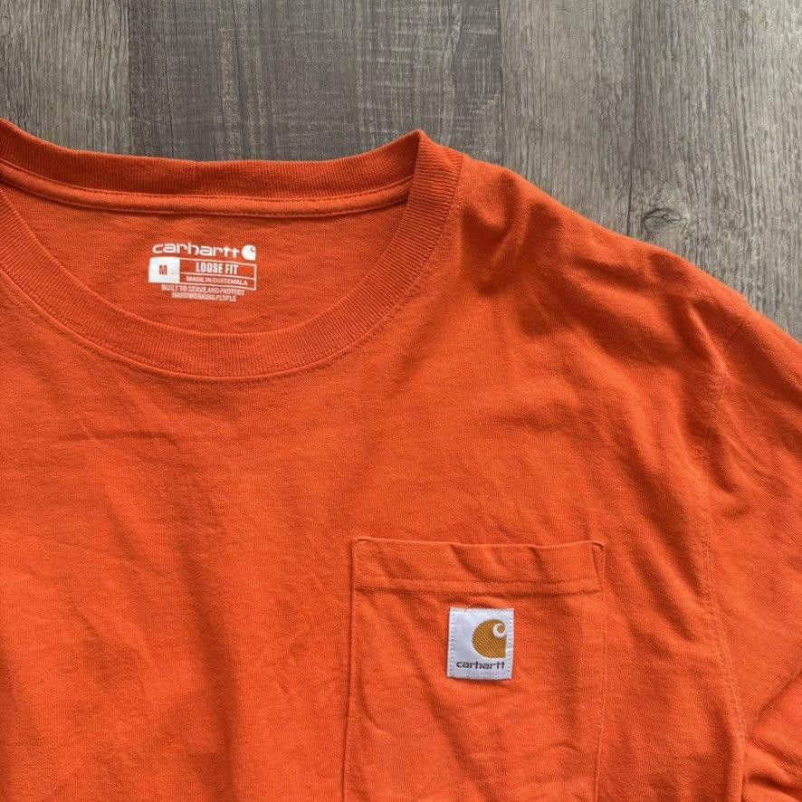 Carhartt CARHARTT • Long Sleeve Work Tee "Orange" (M) Size US M / EU 48-50 / 2 - 3 Thumbnail