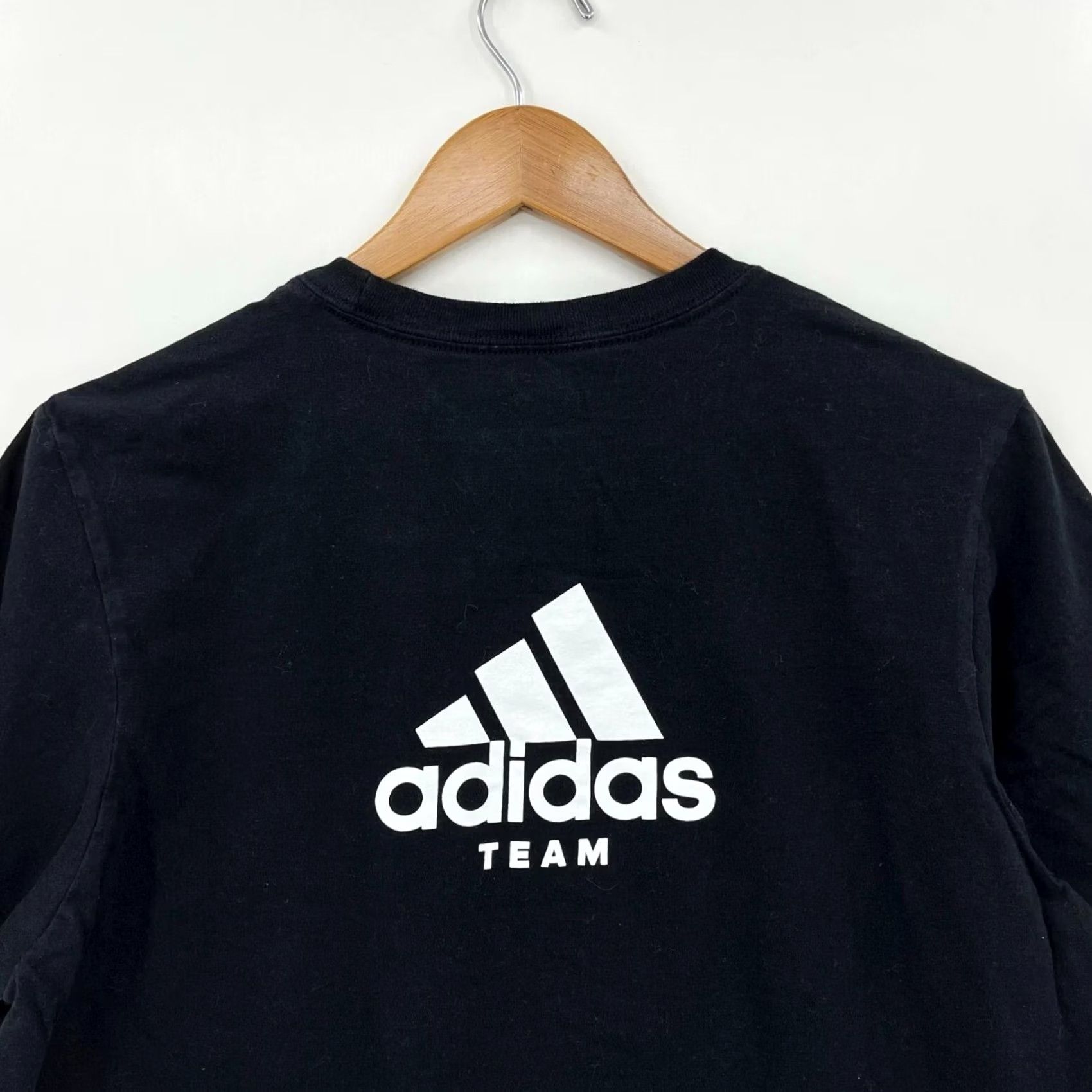 Adidas Adidas T-Shirt Men's L Black Short Sleeve Crew Neck Logo Size US L / EU 52-54 / 3 - 7 Thumbnail