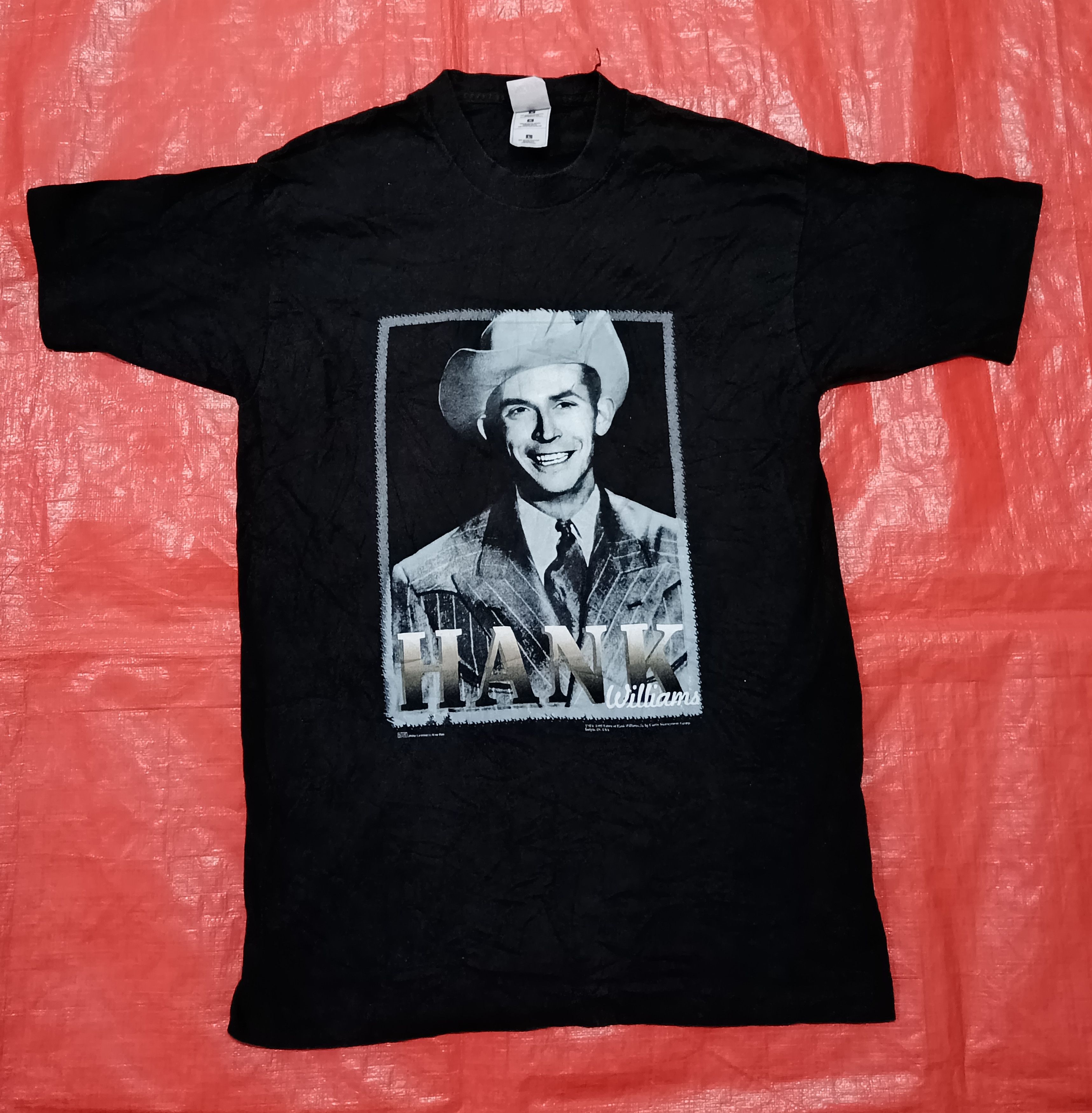 Fruit Of The Loom Hank Williams Singer Tshirt Size US L / EU 52-54 / 3 - 1 Thumbnail