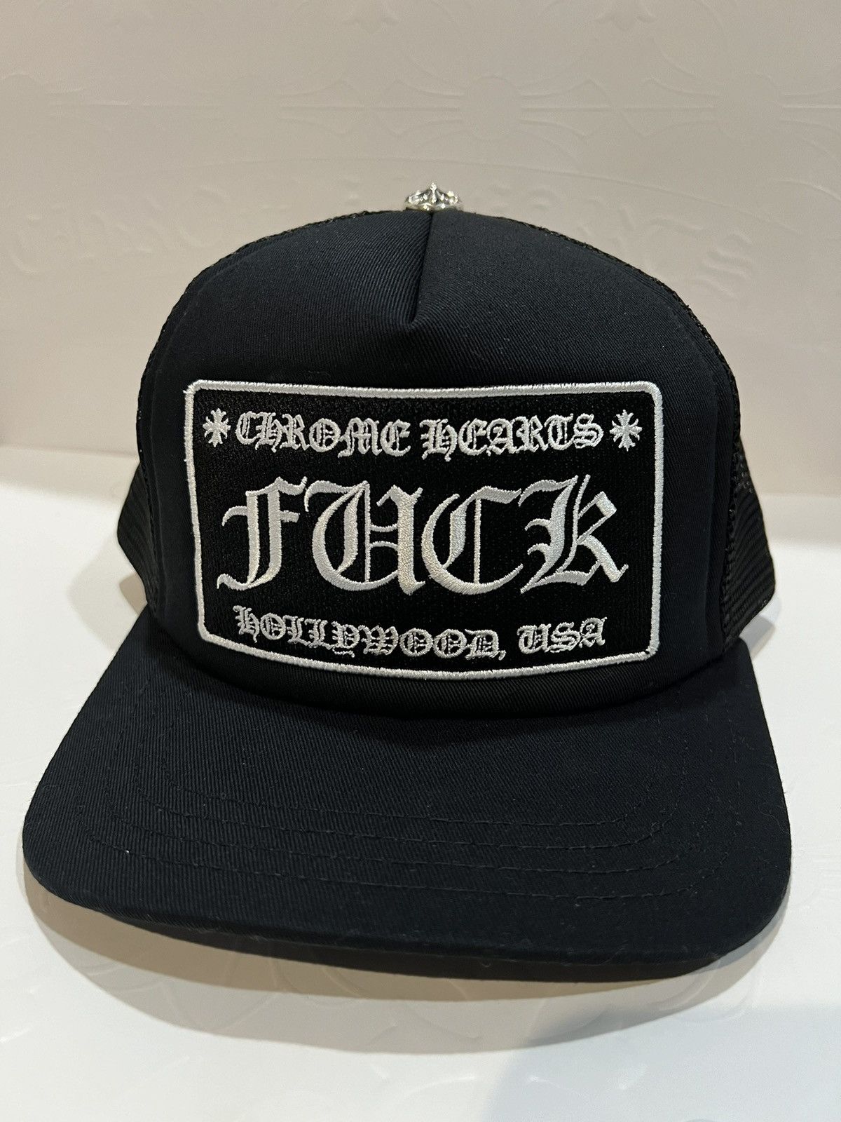 Chrome Hearts Chrome Hearts Fuck Hollywood Trucker Size ONE SIZE - 1 Thumbnail