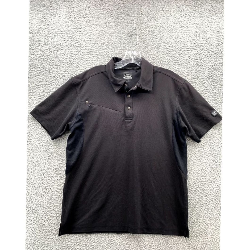 Vintage Ogio Polo Shirt Adult XS Black Performance Short Sleeve Workwear Utility Women's Size XS / US 0-2 / IT 36-38 - 2 Thumbnail