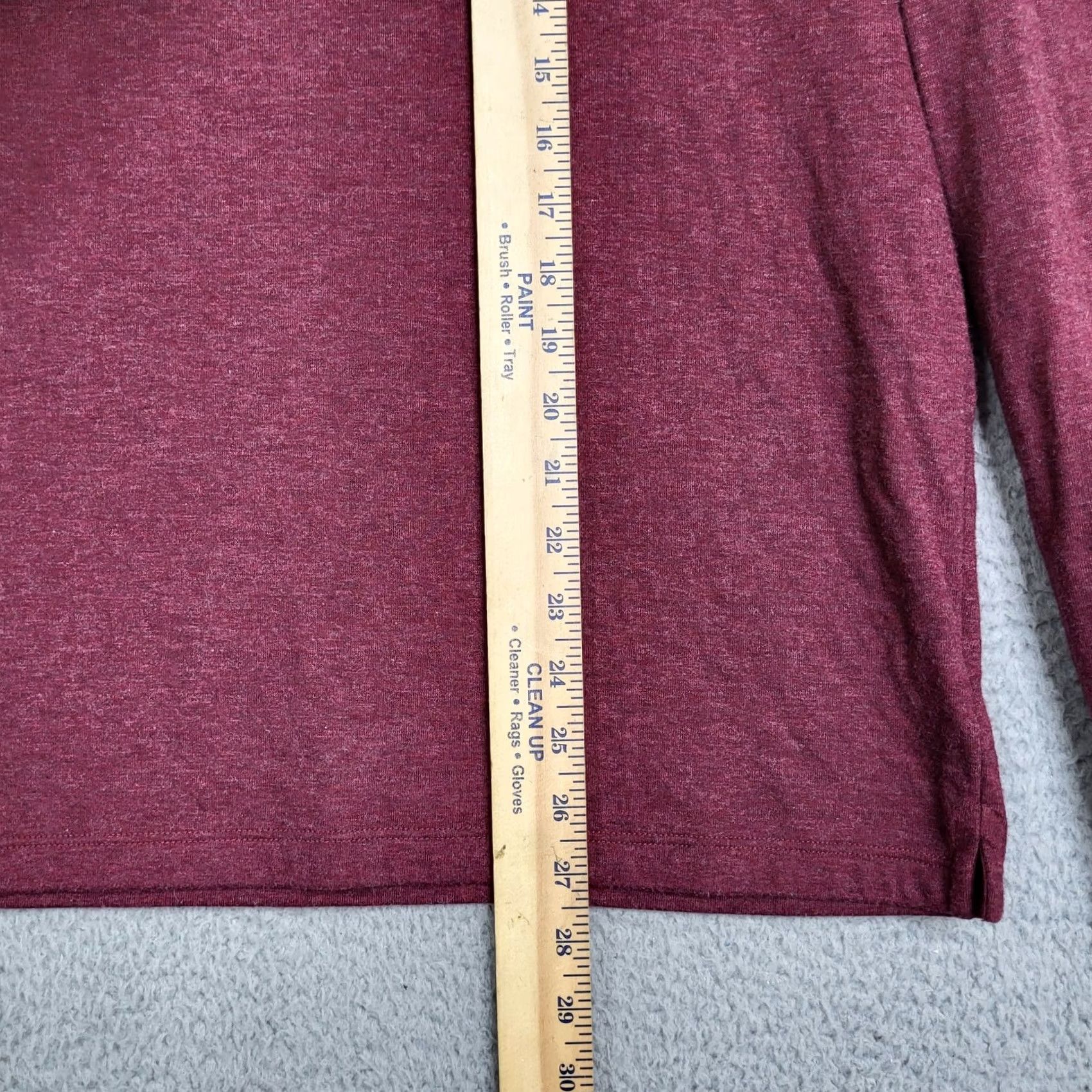 UNTUCKit - "UNTUCKIT Maroon Long sleeve Henley Top" - directly reflects the item and brand Size US L / EU 52-54 / 3 - 3 Thumbnail