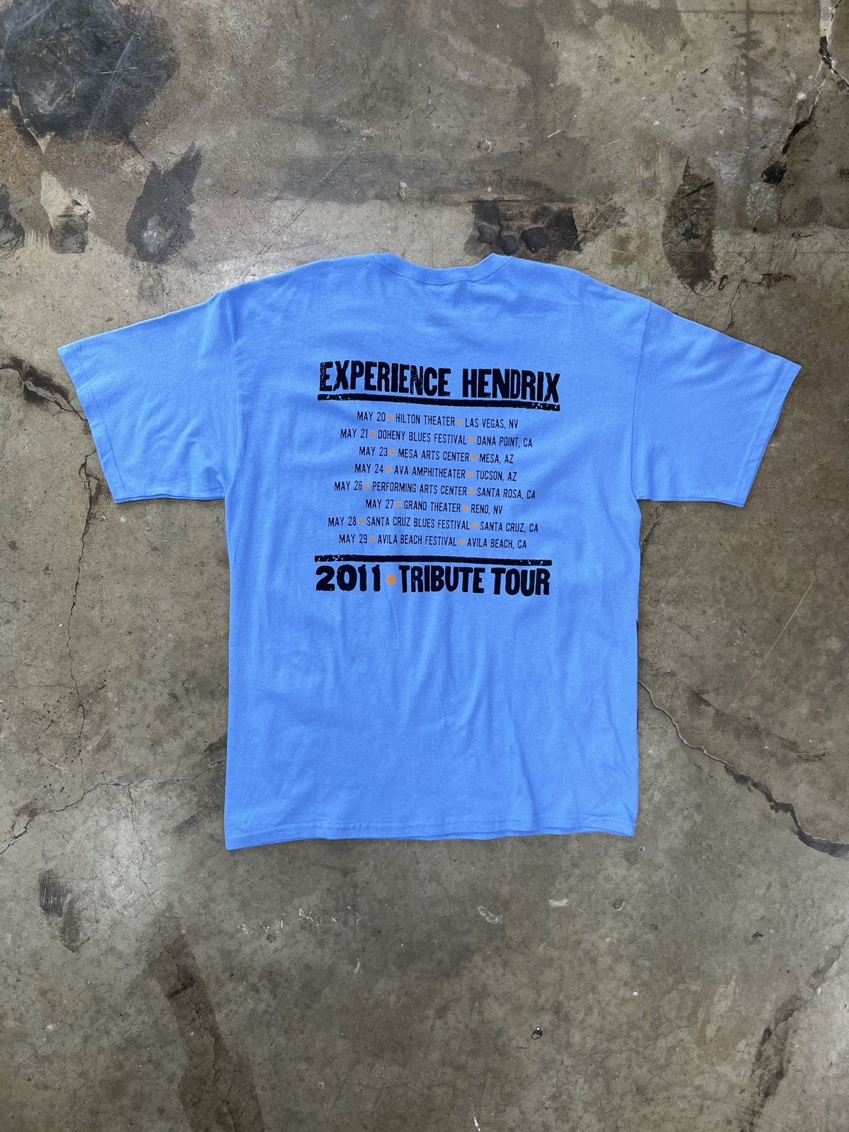 Band Tees Jimi Hendrix AOP Power of Soul Tribute Tour Tee XL Size US XL / EU 56 / 4 - 5 Thumbnail