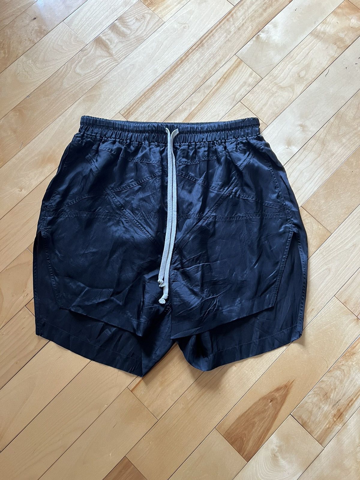 image of Rick Owens Penta Boxer Shorts in Black, Men's (Size 30)