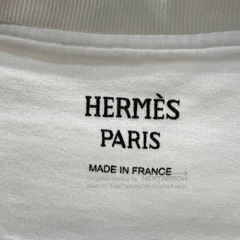 Hermes Hermes Chest pocket H embroidery short-sleeved T-shirt Size XS / US 0-2 / IT 36-38 - 3 Thumbnail