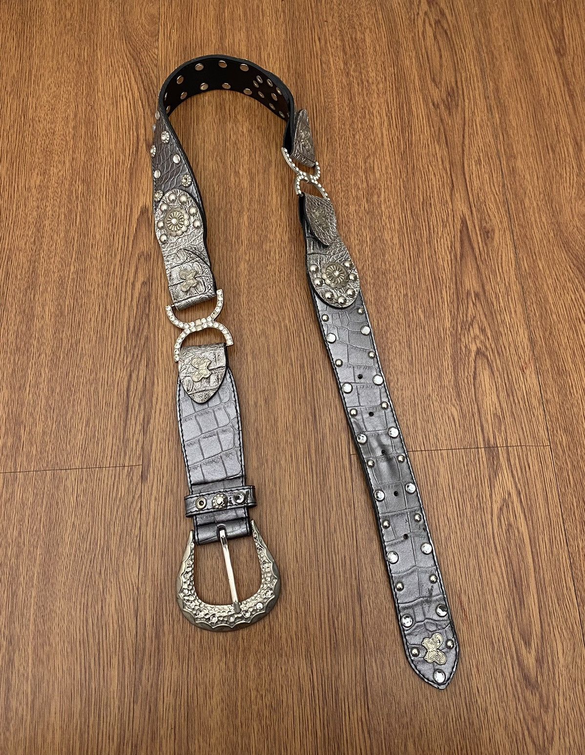 If Six Was Nine × Japanese Brand × KMRii Silver studded crystal 