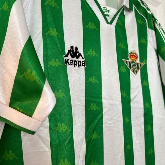 Kappa Real Betis Joaquin #27 Retro Soccer Jersey Home Green 95/97 Size US L / EU 52-54 / 3 - 10 Thumbnail