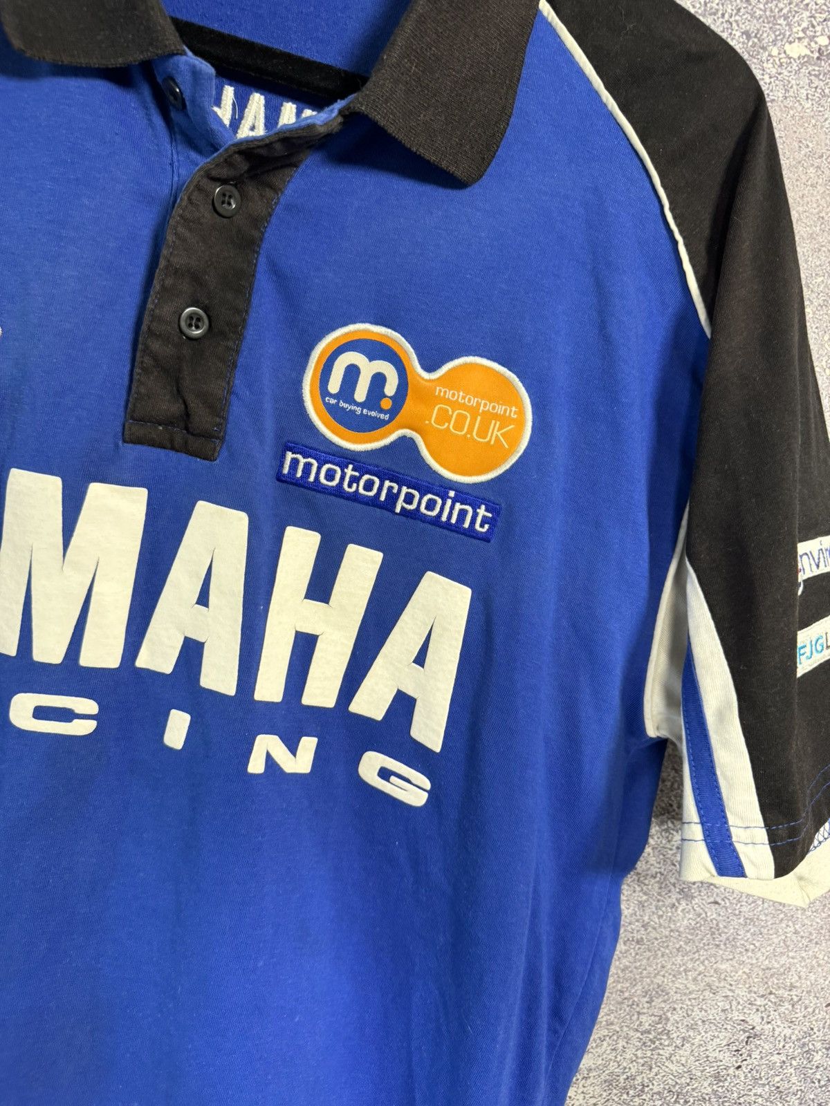 Vintage × Yamaha Vintage Yamaha Rob Mac Racing Superbike Moto Polo Shirt Size US L / EU 52-54 / 3 - 9 Thumbnail