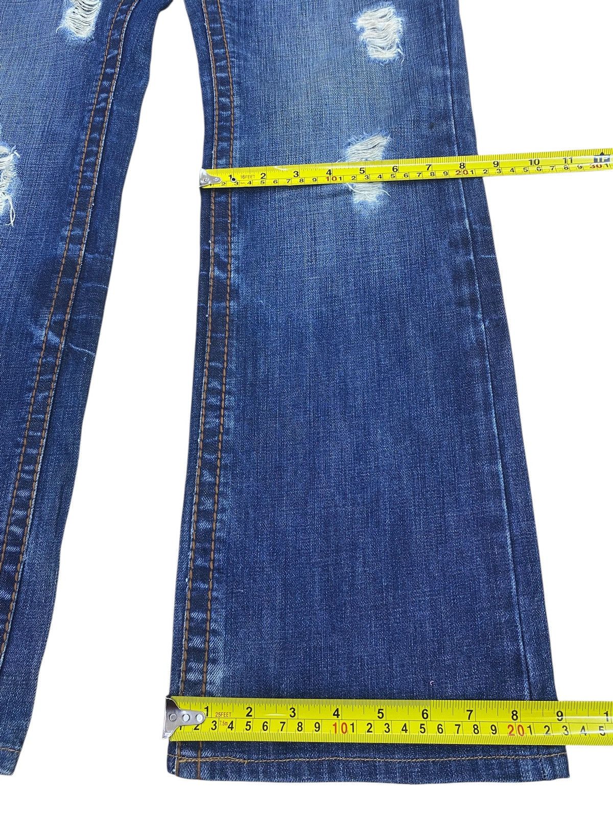 Japanese Brand Japanese Brand Distressed Faded Style Flare Jeans Size US 33 - 7 Thumbnail