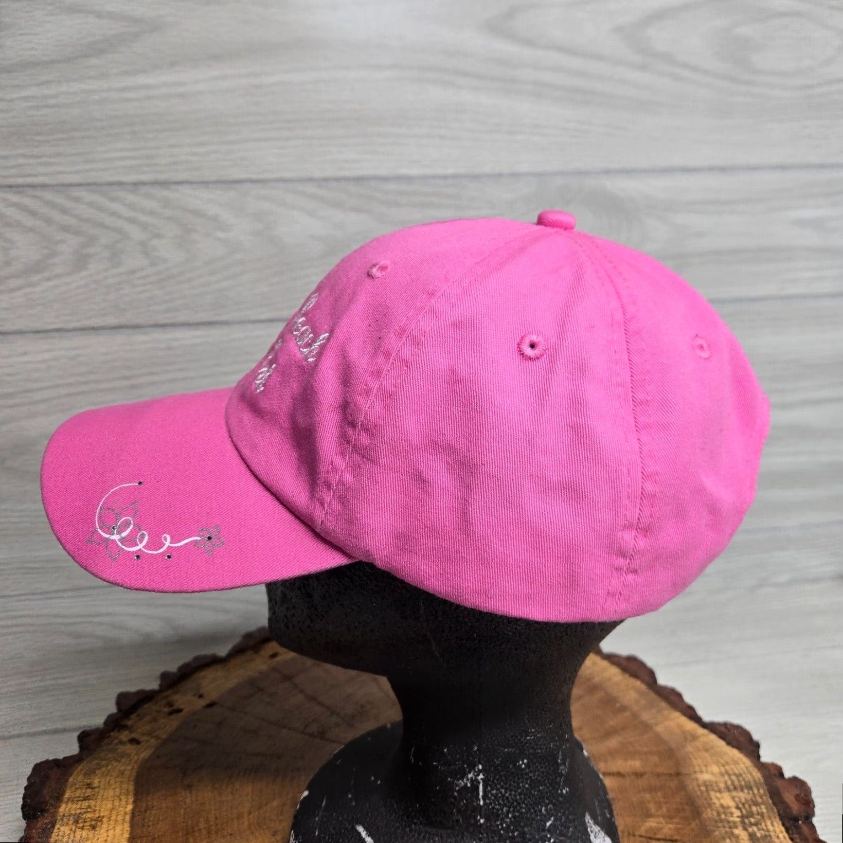 Vintage Myrtle Beach State Park SC South Carolina Pink Hat Cap Adjustable Womens Baseball Cap Size ONE SIZE - 5 Thumbnail