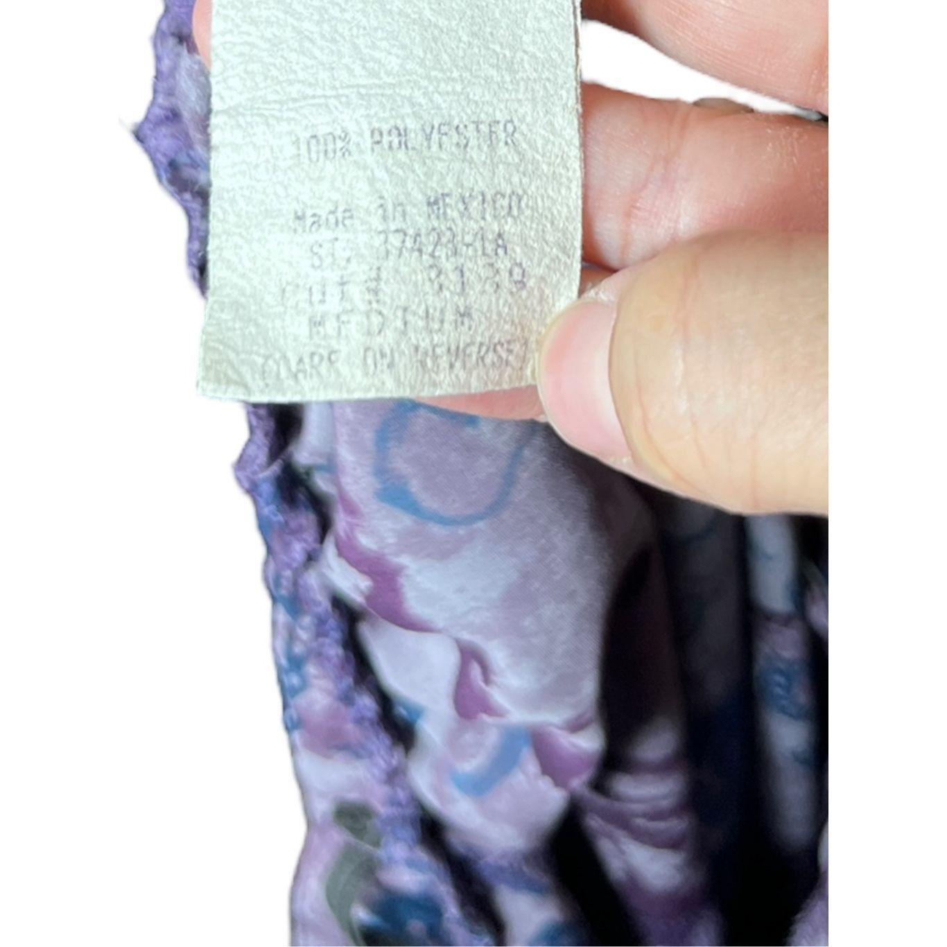 Other Vintage Sharon Anthony 90s Purple Maxi Skirt Size M Size 27" / US 4 / IT 40 - 6 Thumbnail