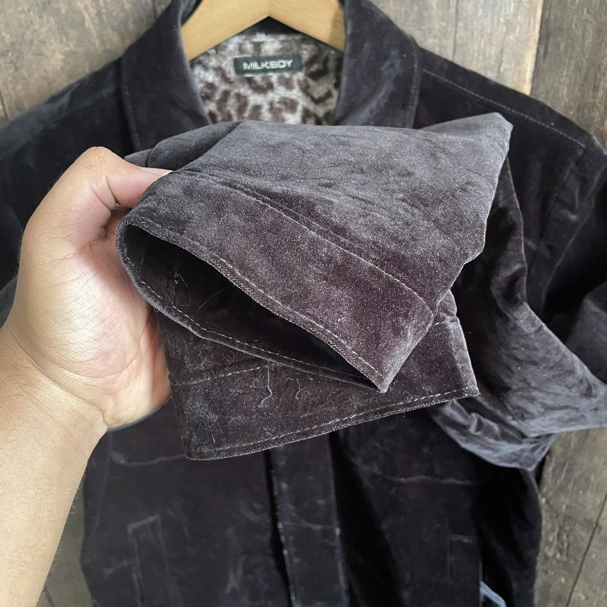 Japanese Brand Vintage Milkboy Velvet Jacket Size US M / EU 48-50 / 2 - 5 Thumbnail