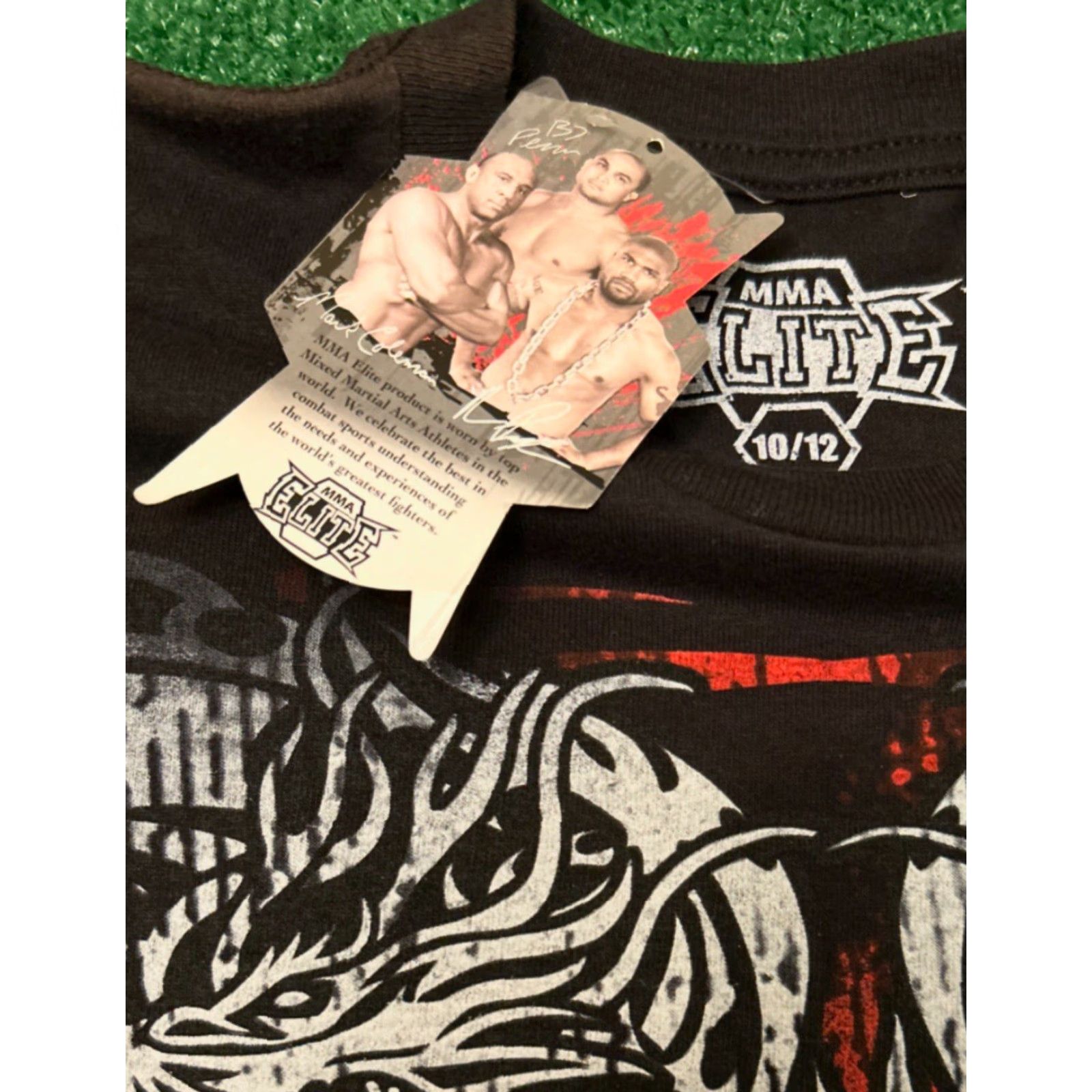 Vintage VINTAGE MMA Elite Dragon Tribal Flames VTG Shirt XS Men Short Sleeve Black Futuristic Y2K Grunge Punk UFC) Size US XS / EU 42 / 0 - 2 Thumbnail