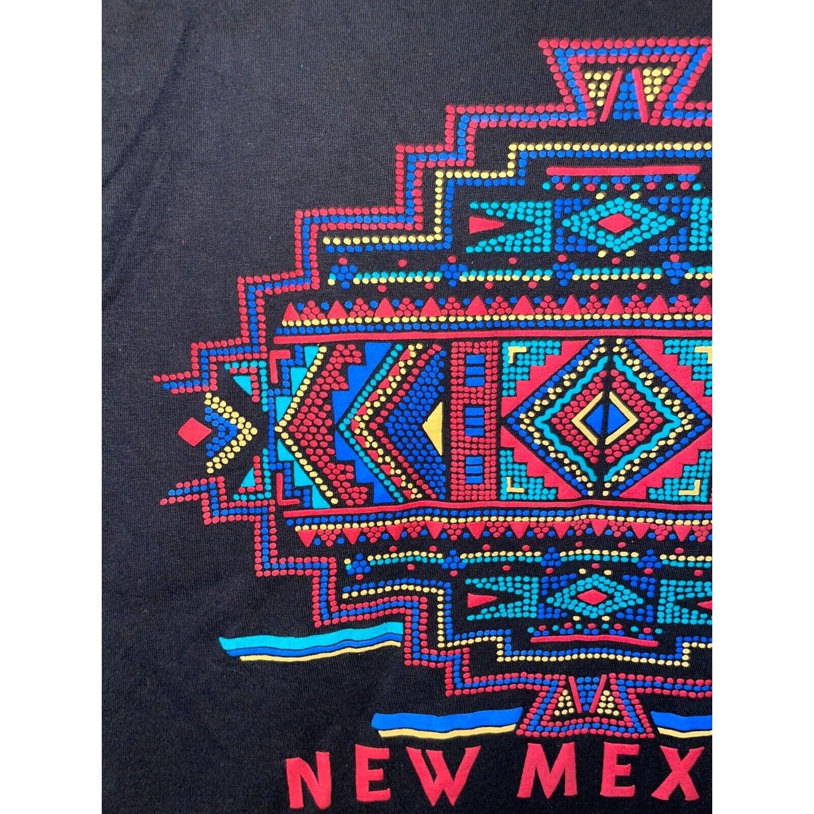 Jerzees Vintage New Mexico Shirt Western Tribal Graphic Black L Tee Size US L / EU 52-54 / 3 - 2 Thumbnail