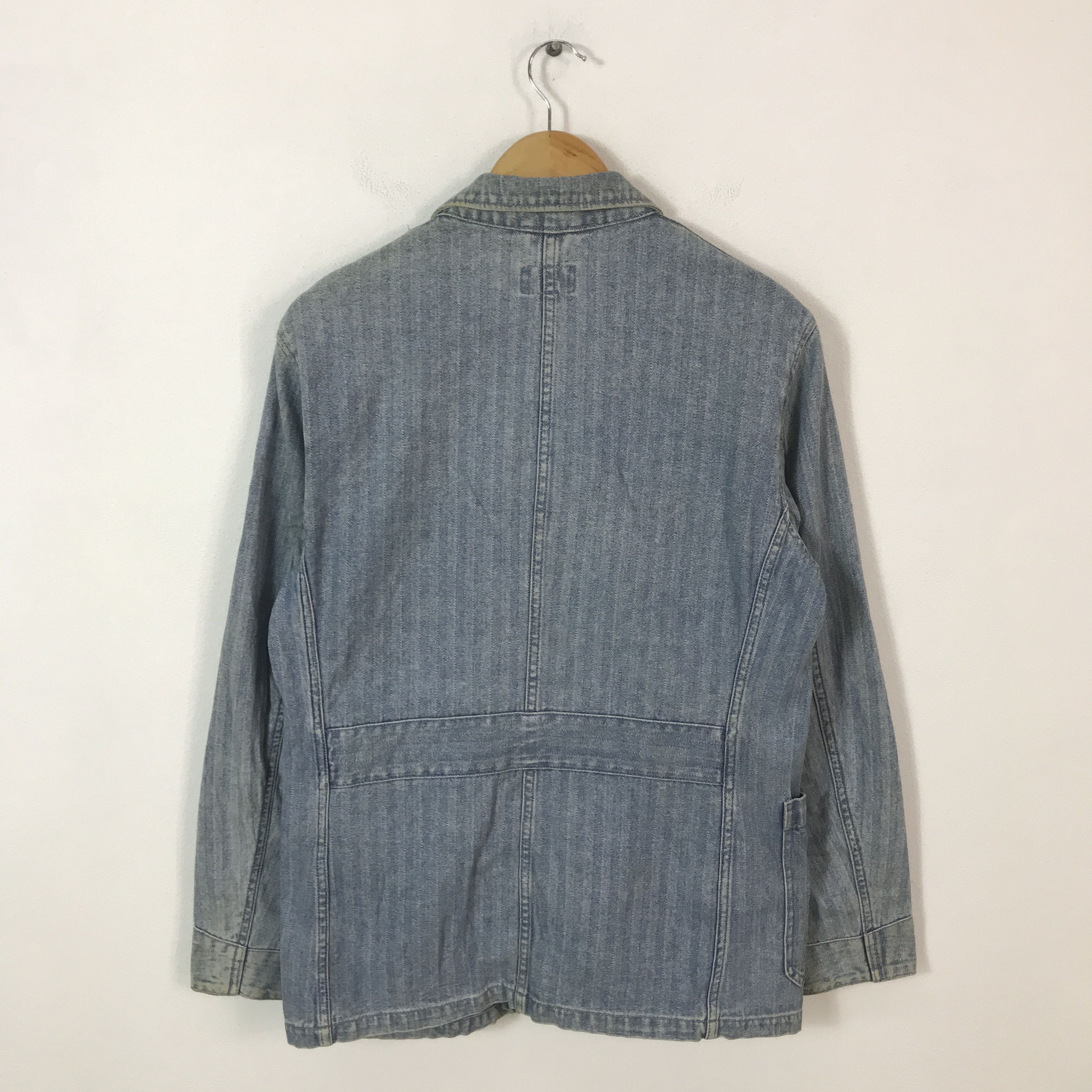 The Smiths Vintage Smiths American Denim Blazer Coat jacket Size US M / EU 48-50 / 2 - 2 Thumbnail