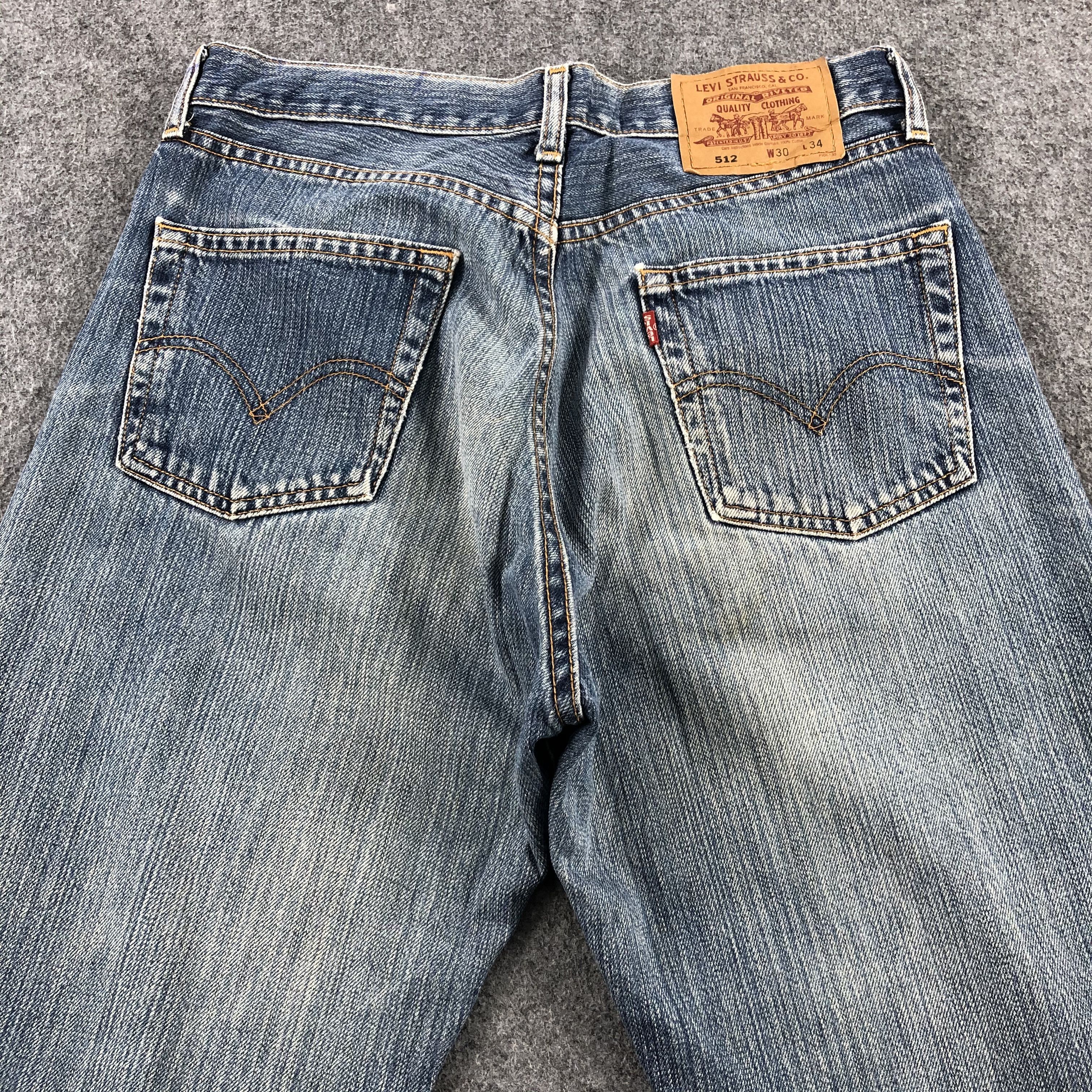 Levi's × Vintage Vintage 90s Blue Wash Levis 512 Jeans-JM2042 Size US 31 - 5 Thumbnail