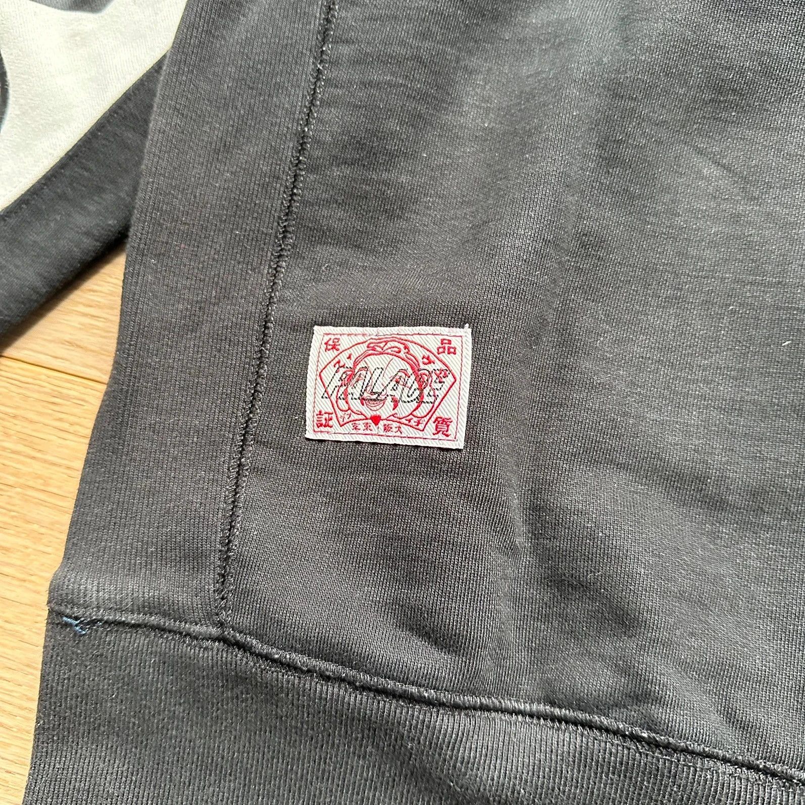 Evisu × Palace Sweatshirt Hoodie Evisu Palace Black SS20 Size US L / EU 52-54 / 3 - 6 Thumbnail