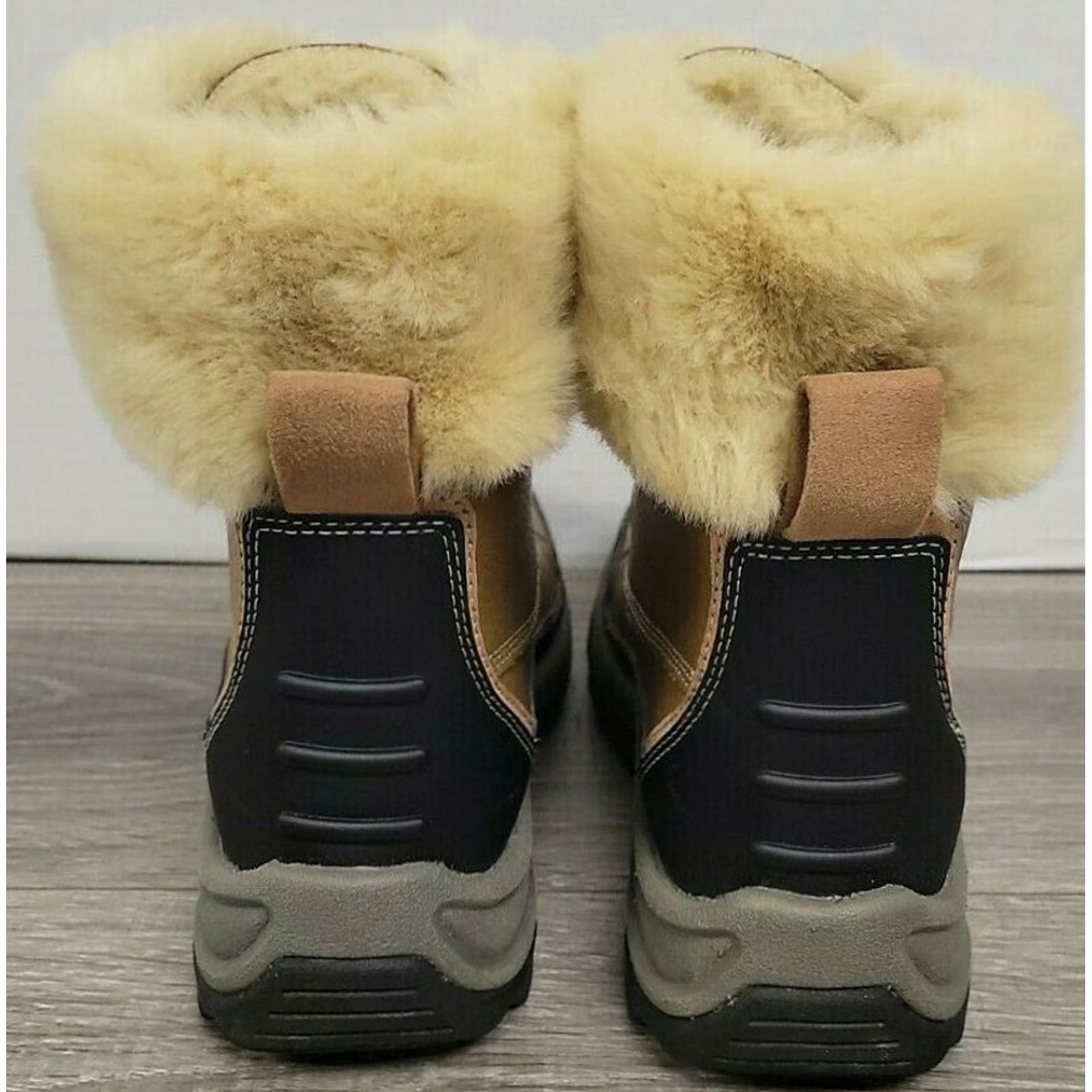 Clarks Clarks Mazlyn Arctic Duck Boots Womens 6.5 M Brown Leather Faux Fur Duck Snow Boot Womens Shoes Size US 7 / IT 37 - 5 Thumbnail