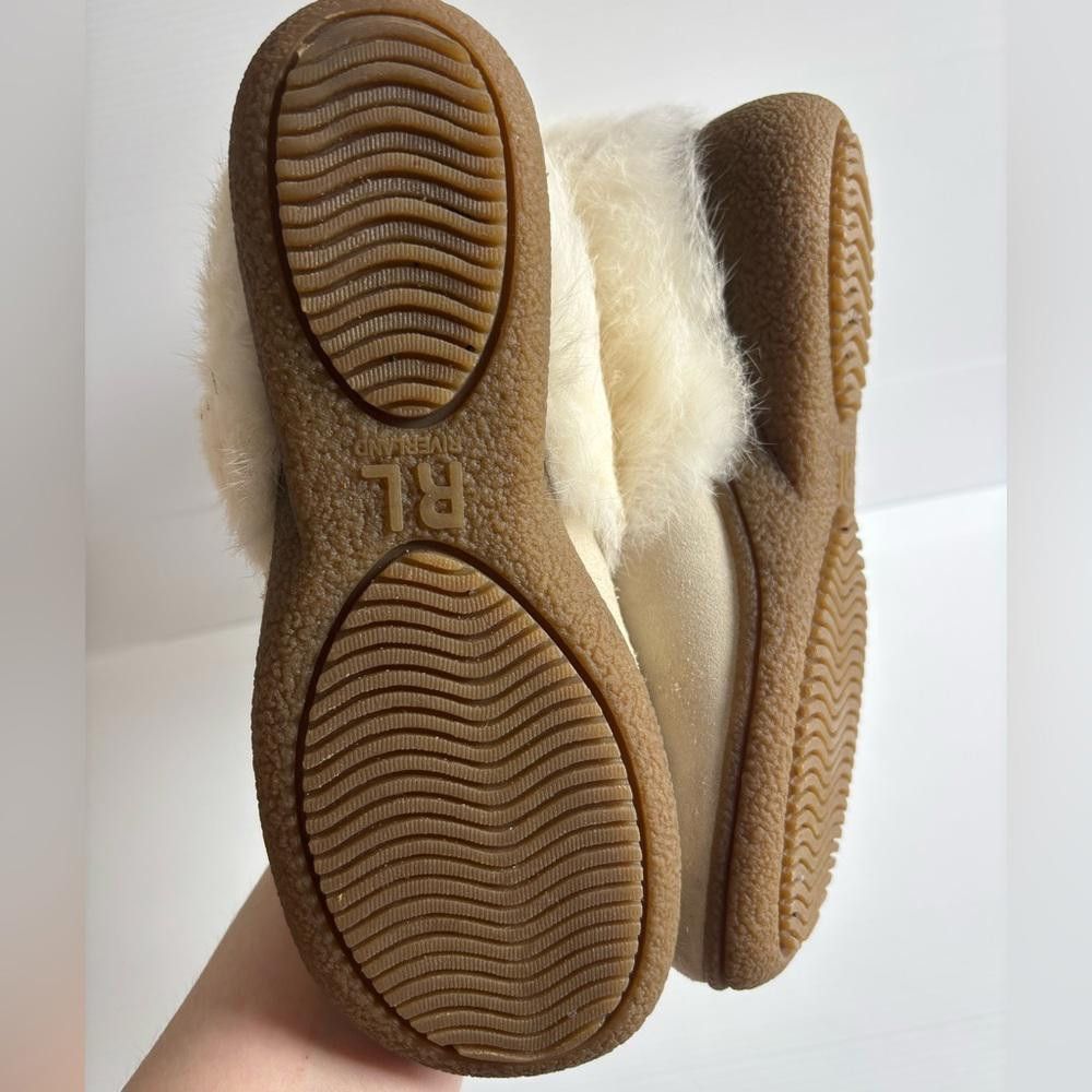 Designer Y2K Riverland White Faux Fur and Suede Leather Winter Boots Size US 7 / IT 37 - 4 Thumbnail