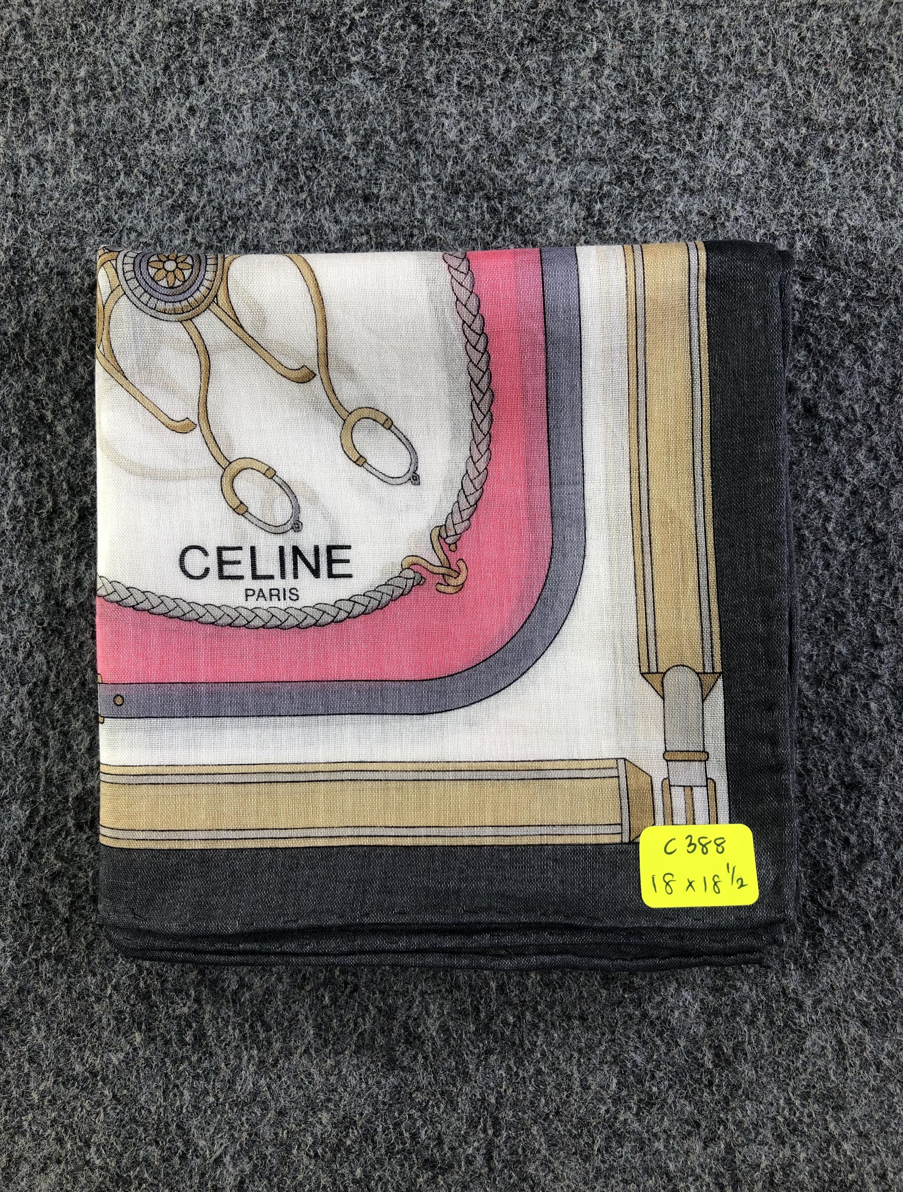 Celine Celine Handkerchief / Bandana / Neckerchief C388 Size ONE SIZE - 6 Thumbnail