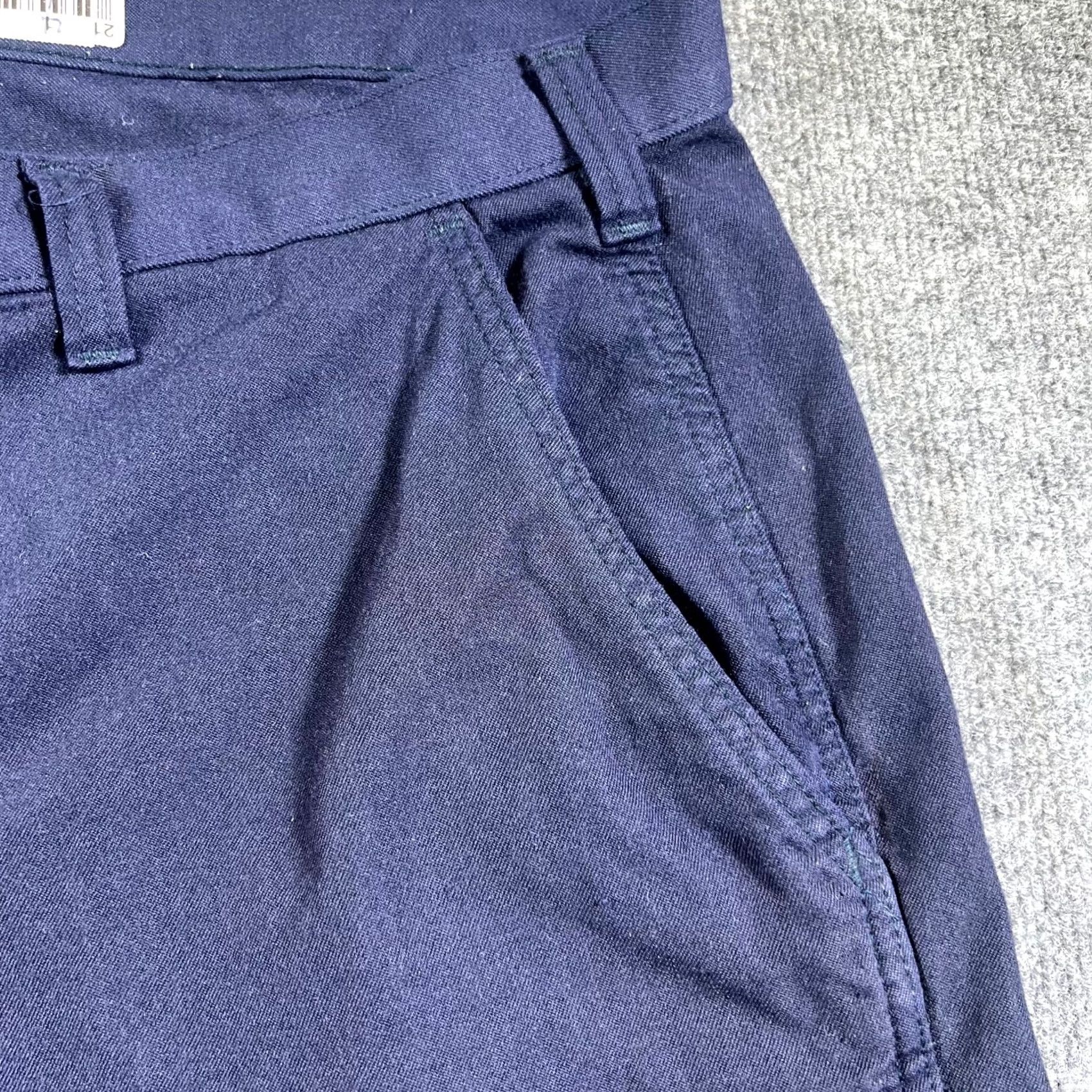 Carhartt Carhartt Mens Blue Carpenter Pants 44x32 Flame Resistant Workwear Straight Leg Pants Size US 44 / EU 60 - 3 Thumbnail