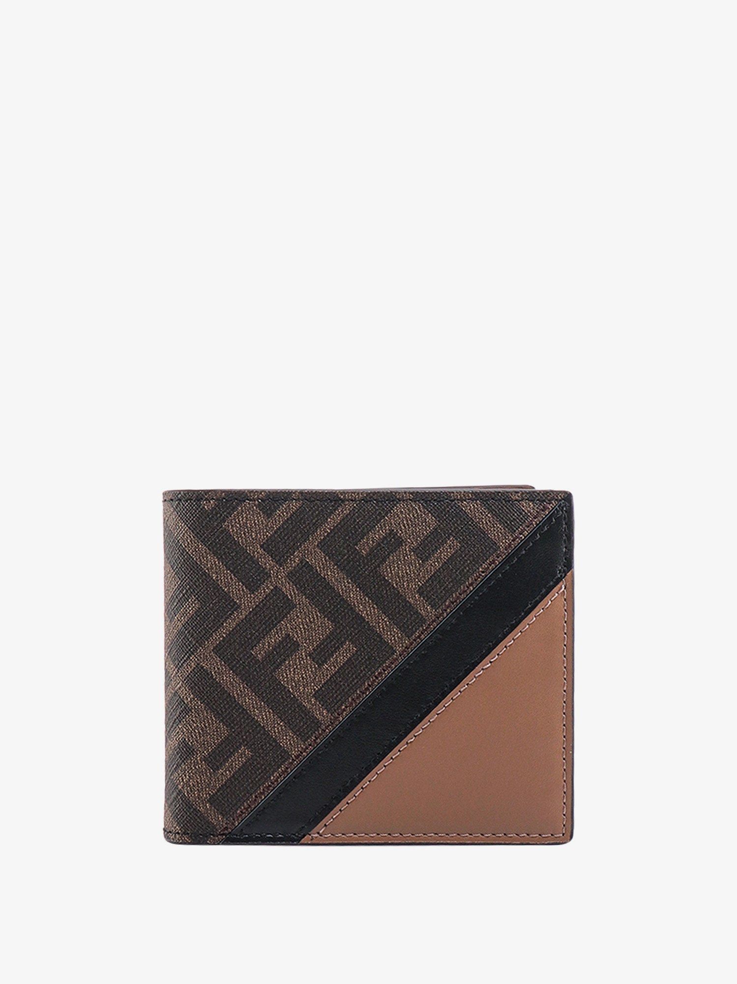 Fendi Bifold Fendi Diagonal Man Brown Wallets | Grailed