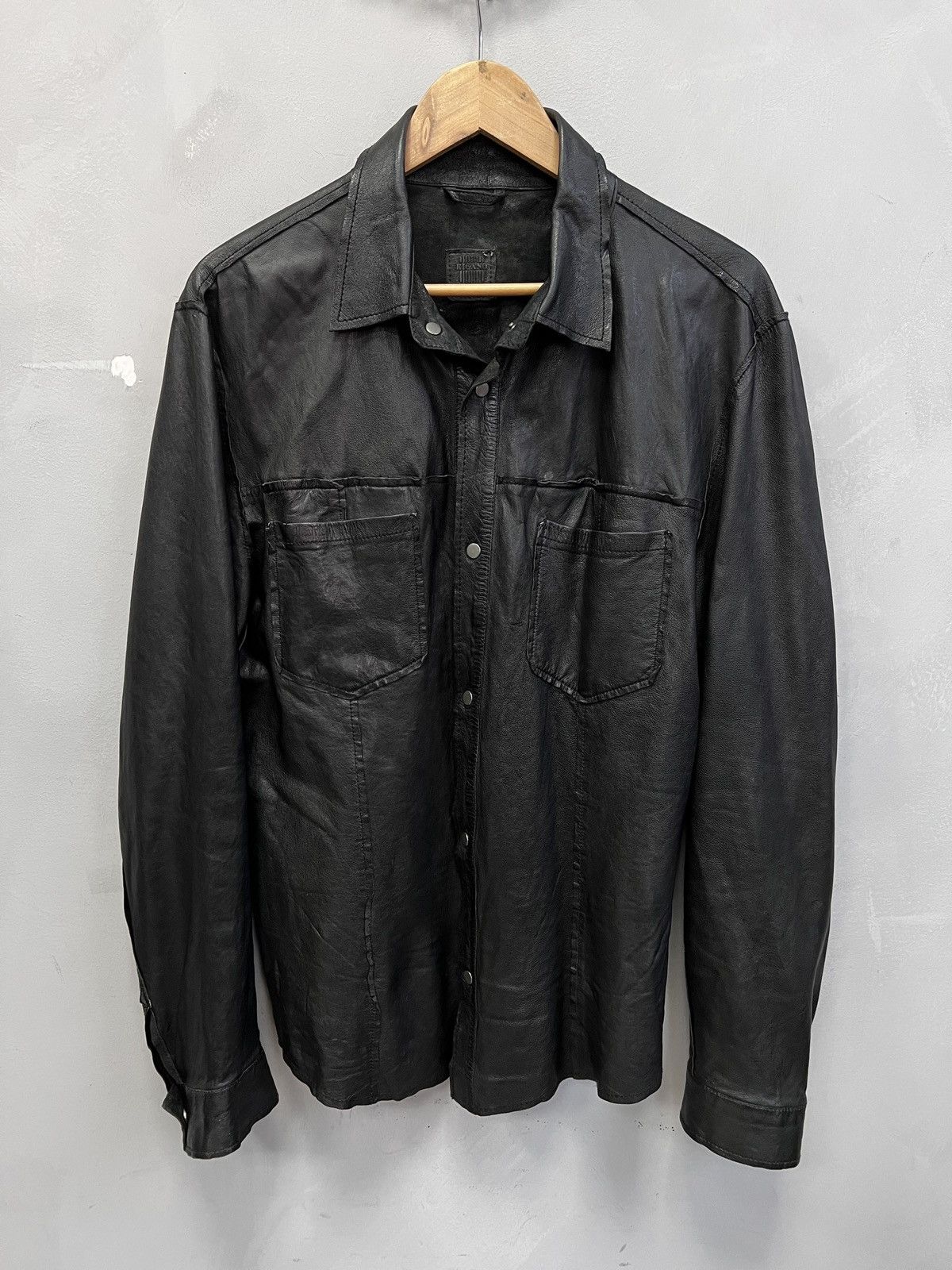 Other Reversible leather jacket y2k button up rick owens style Size US M / EU 48-50 / 2 - 1 Thumbnail
