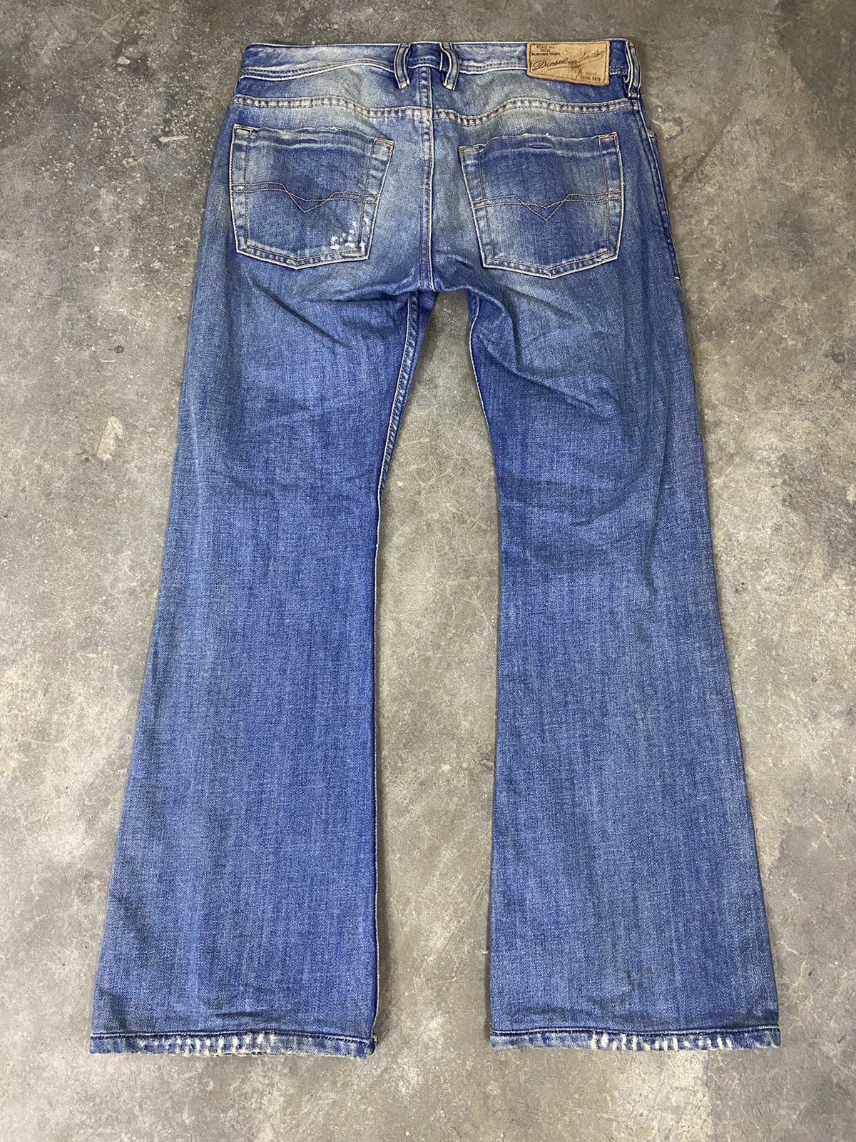 Diesel 🔥 Distressed Jeans Diesel Flared jeans wide baggy Size US 32 / EU 48 - 10 Thumbnail