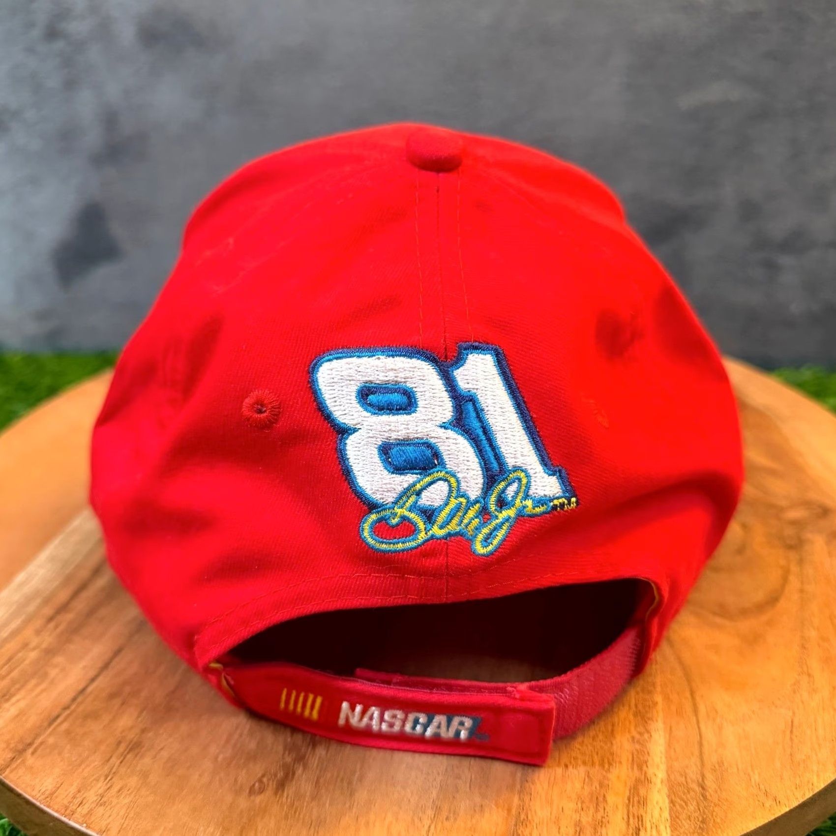 NASCAR VINTAGE Winners Circle Dale Earnhardt Jr 81 Hat Mens One Size Red NASCAR Baseball Cap Size ONE SIZE - 4 Thumbnail