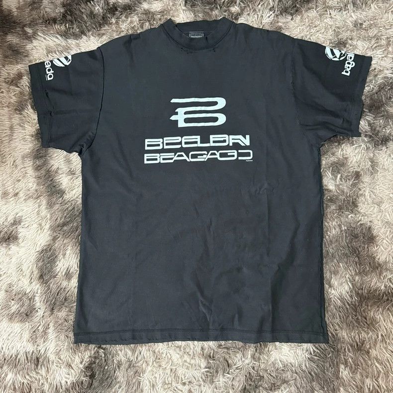 Balenciaga Balenciaga AiGen Destroy Short Sleeve T-Shirt 2503-Nextarro Size US M / EU 48-50 / 2 - 1 Thumbnail