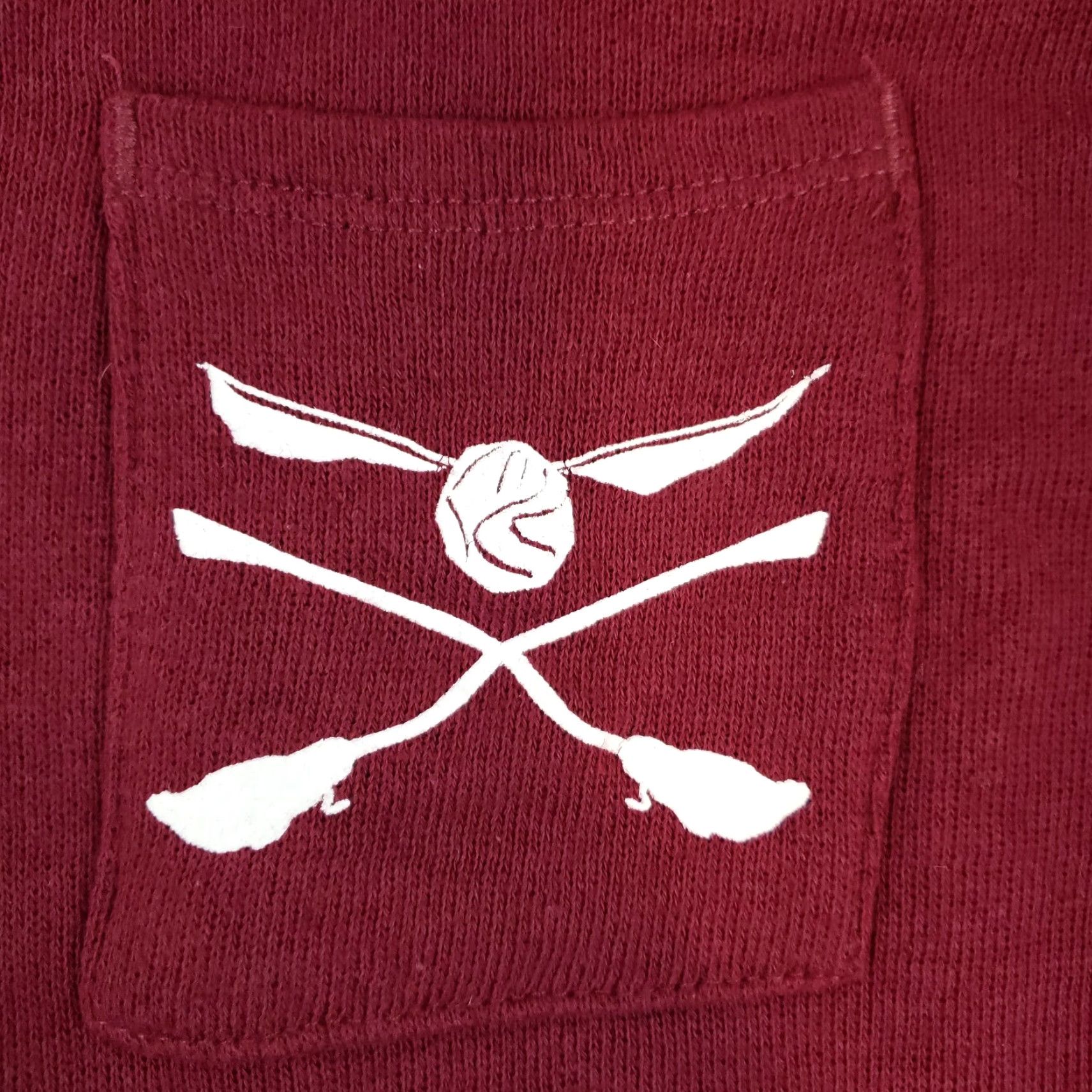 Vintage Harry Potter Shirt Womens Medium Red Long Sleeve Knit Casual Quidditch Size M / US 6-8 / IT 42-44 - 5 Thumbnail