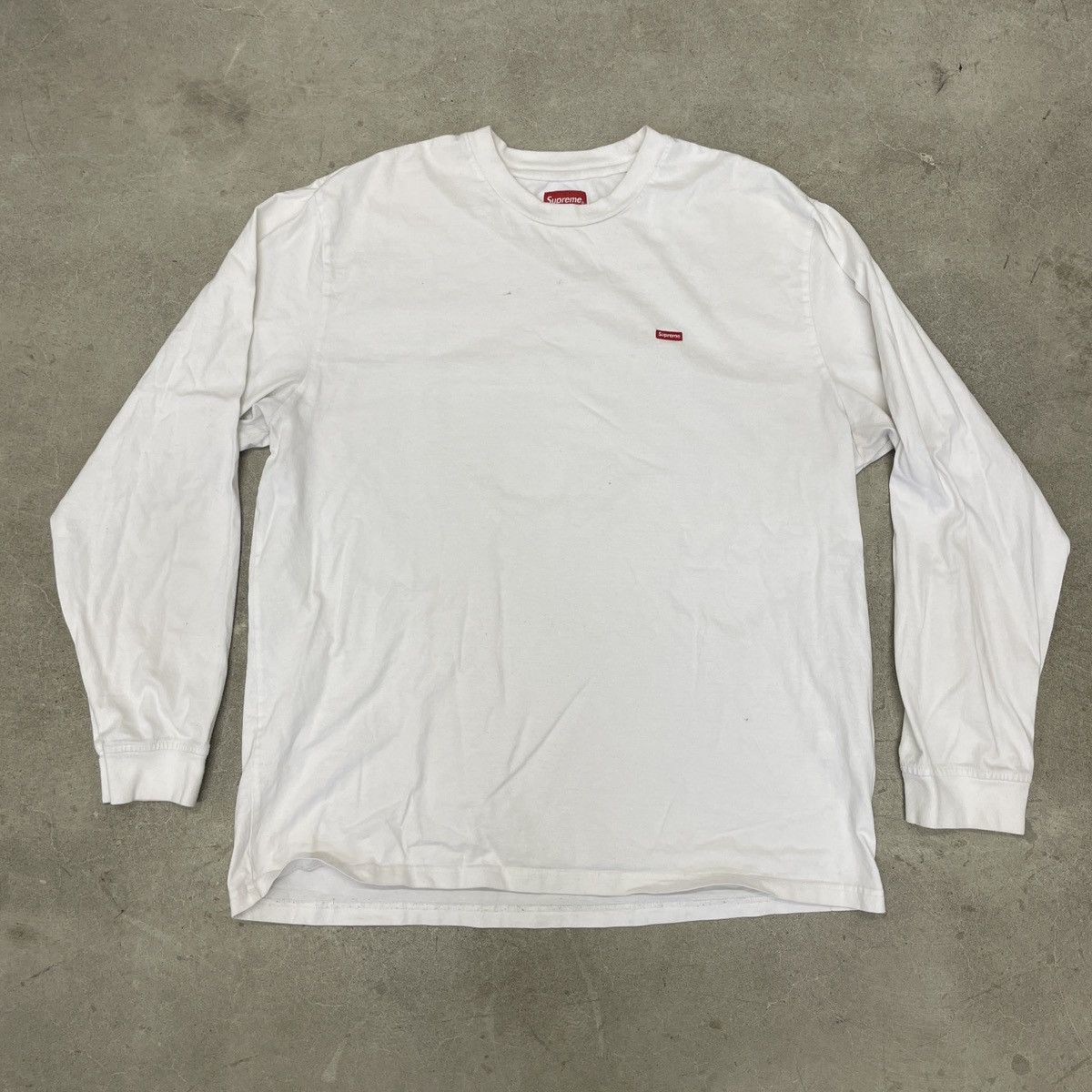 Supreme Supreme small box logo long sleeve tee | Grailed