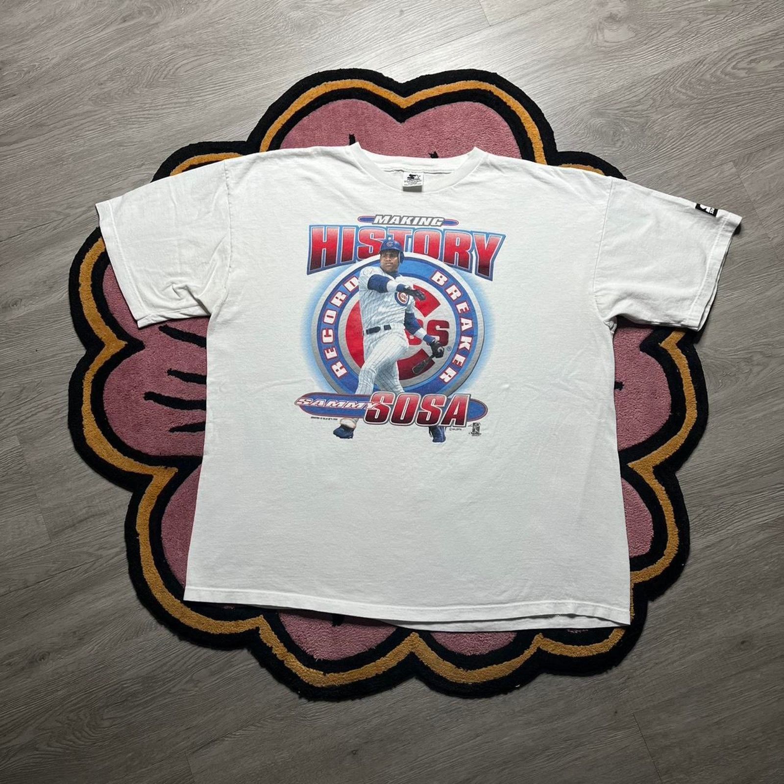 Vintage 90’s Starter Chicago Cubs Sammy Sosa MLB T-shirt XL