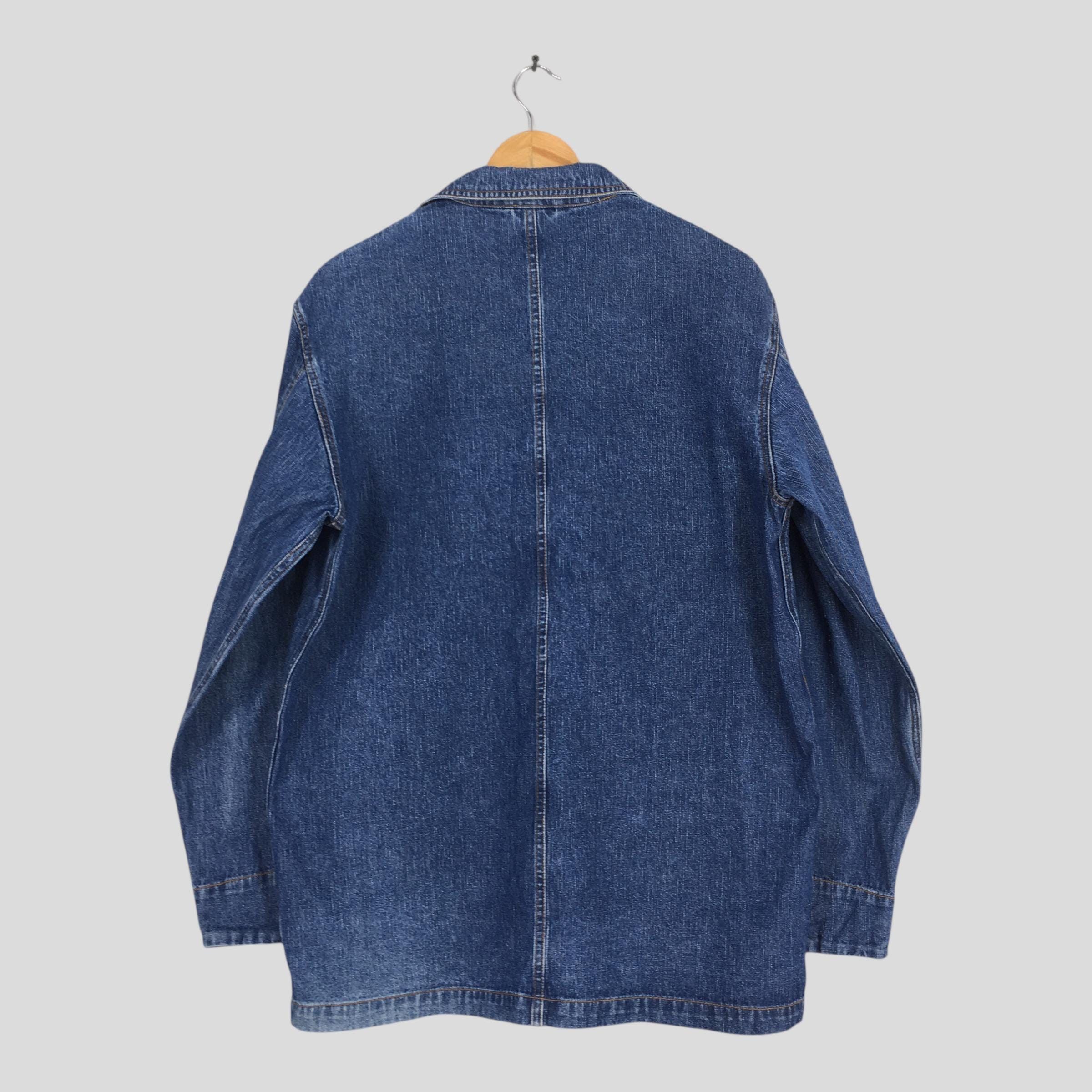 Vintage Vintage 1980s Work Wear Jeans Chore Labour Jacket Large Size US L / EU 52-54 / 3 - 6 Thumbnail
