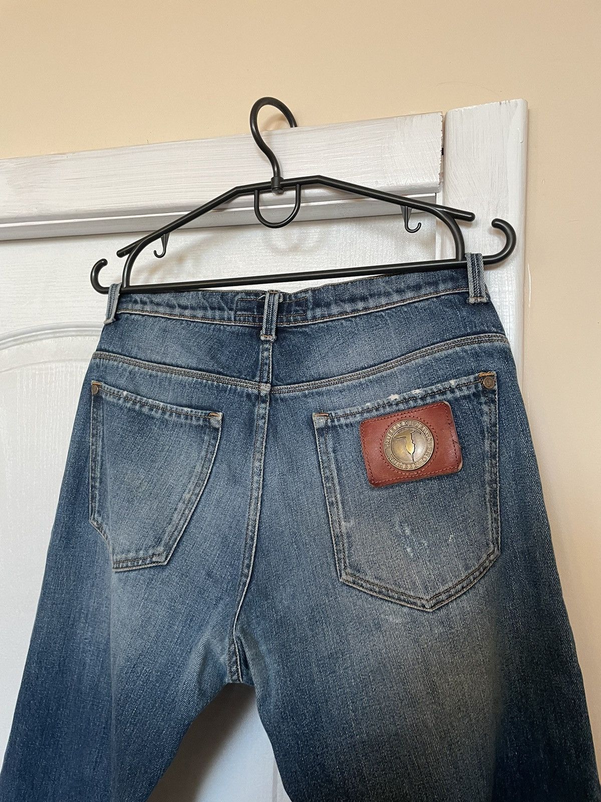Trussardi × Vintage RARE Trussardi jeans denim PANTS old money luxury Size US 33 - 2 Thumbnail