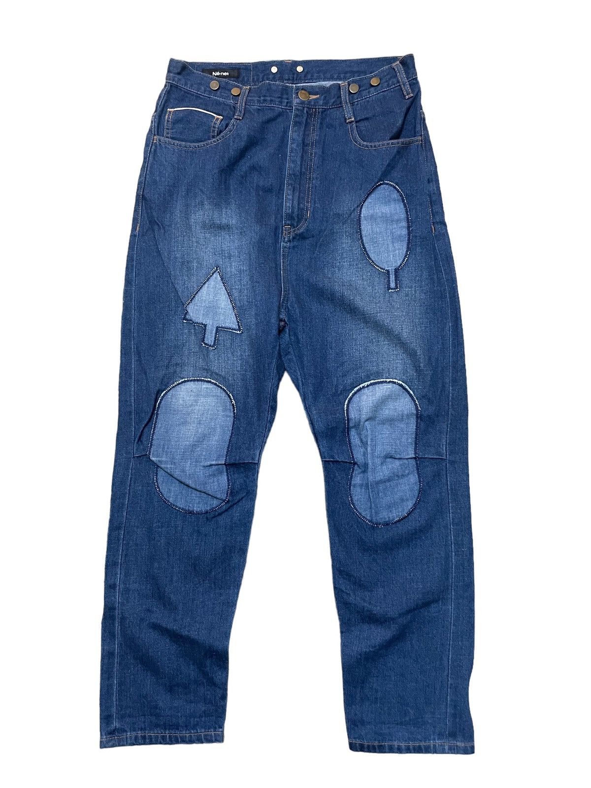 Designer × Ne-Net × Vintage Double Waist Issey Miyake Selvedge Denim Ne-Net Size US 30 / EU 46 - 1 Thumbnail