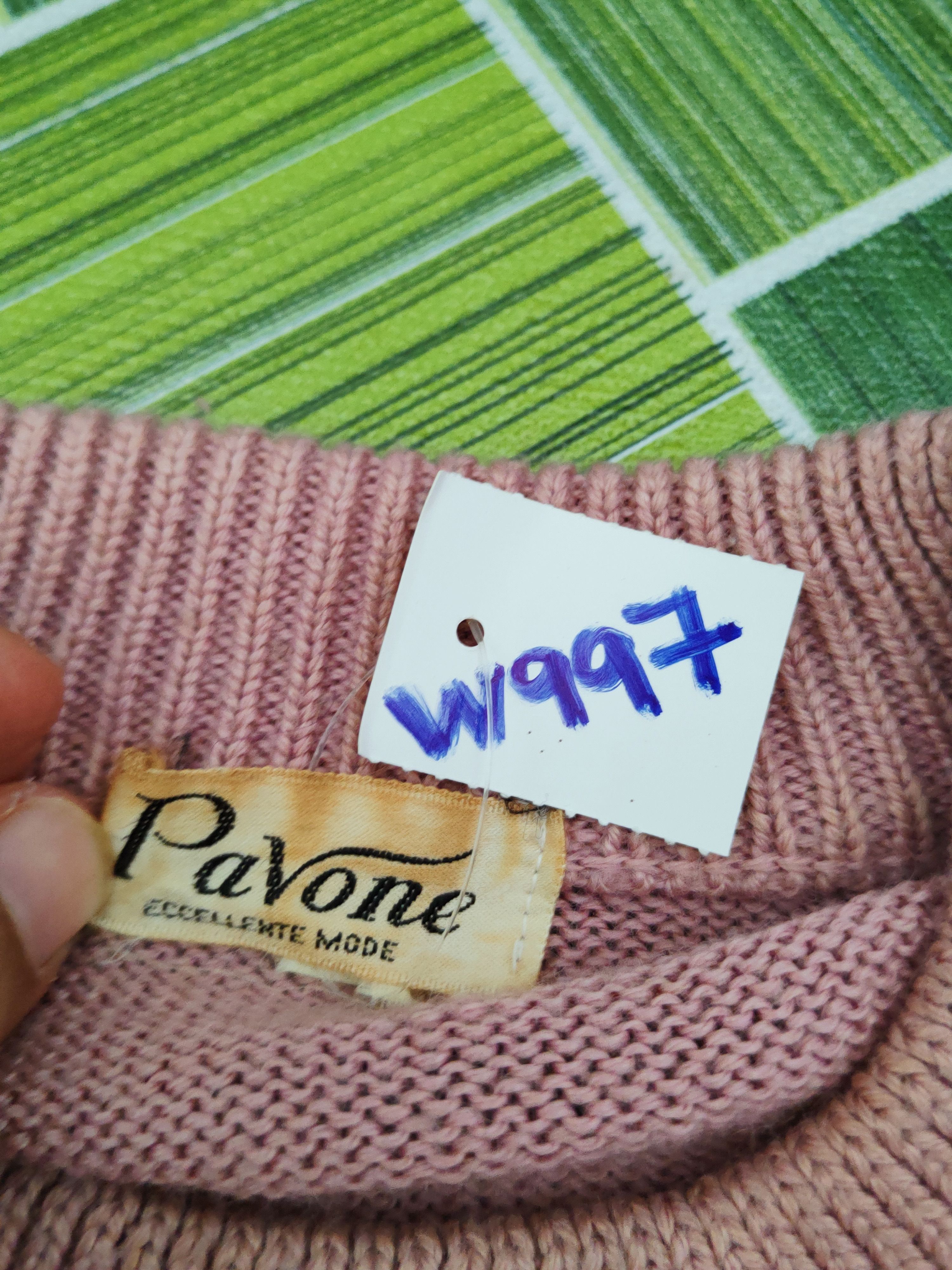 Homespun Knitwear × Japanese Brand × Vintage Pavone Pink Knitwear Sweatshirts #W997 Size M / US 6-8 / IT 42-44 - 14 Thumbnail