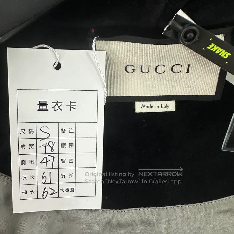 Gucci Gucci Velvet dragon pattern embroidered heavy industry jac Size US S / EU 44-46 / 1 - 4 Thumbnail