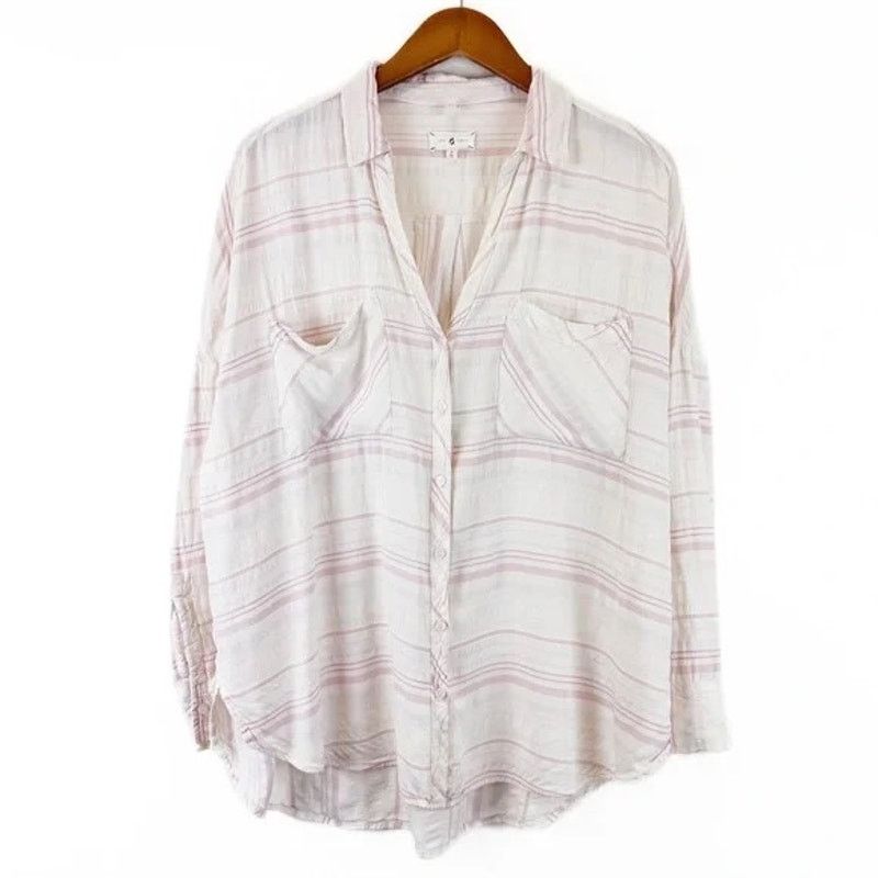 Lou & Grey Lou & Grey | Striped Oversized Buttondown Shirt | Small Size S / US 4 / IT 40 - 4 Thumbnail