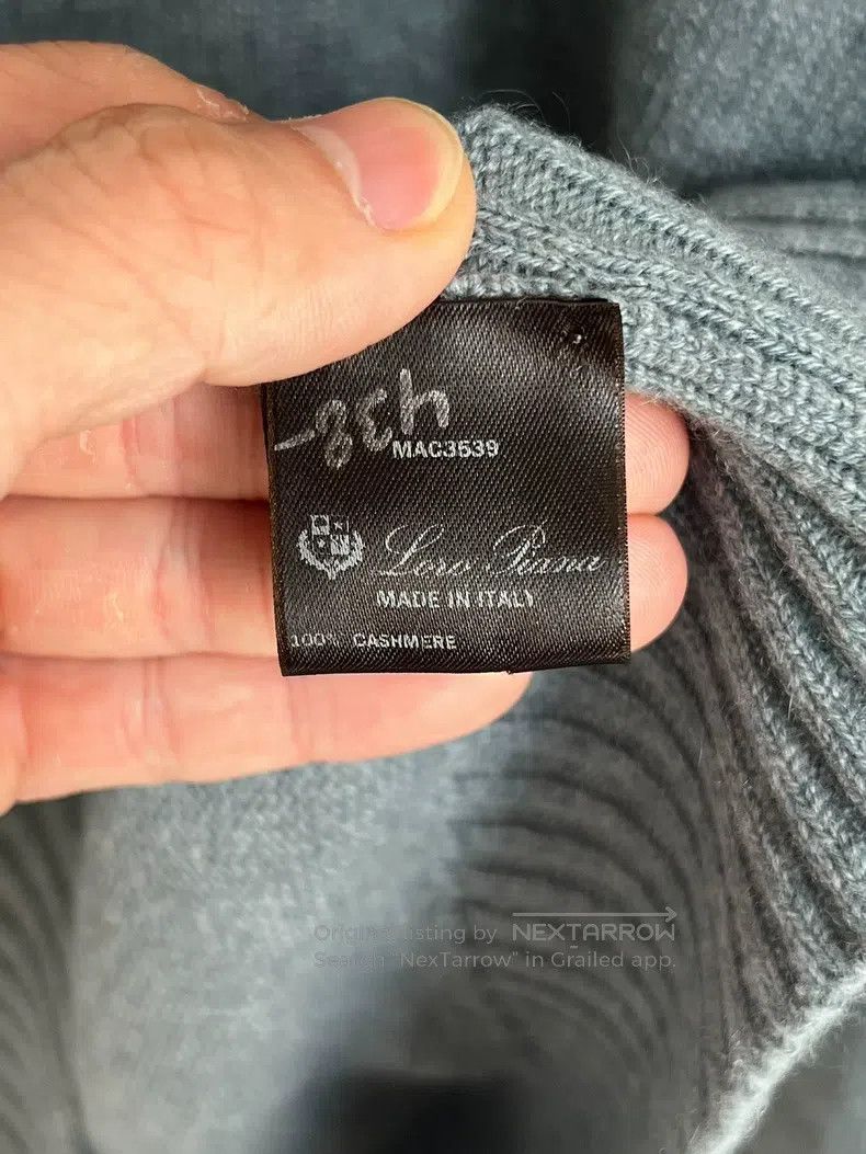Loro Piana Loro Piana Pure cashmere misty blue sweater Size US L / EU 52-54 / 3 - 5 Thumbnail