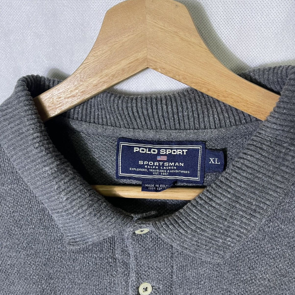 Polo Ralph Lauren Vintage Polo Sport Ralph Lauren Stripes Shirt Size US XL / EU 56 / 4 - 4 Thumbnail