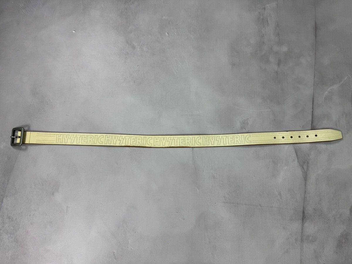 Hysteric Glamour Hysteric Glamour Repeat Logo Leather Belt(W31-36) Size ONE SIZE - 7 Thumbnail